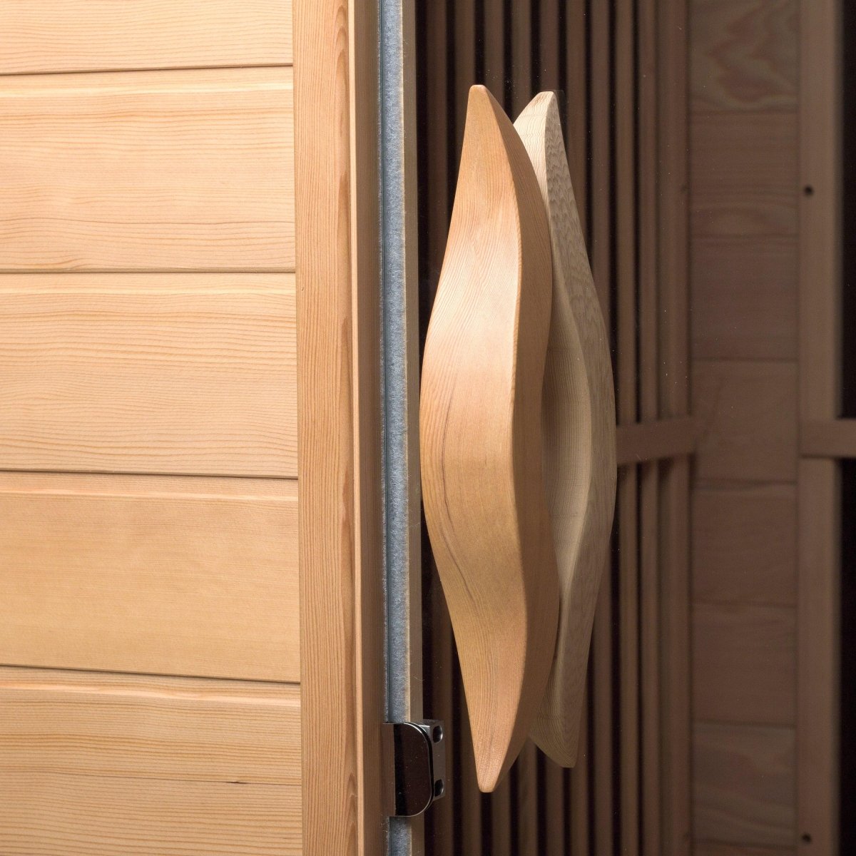 2-Person Carbon Infrared Sauna - Canadian Hemlock Wooden Sauna - 1700 Watts - Premium Audio Durasage Health