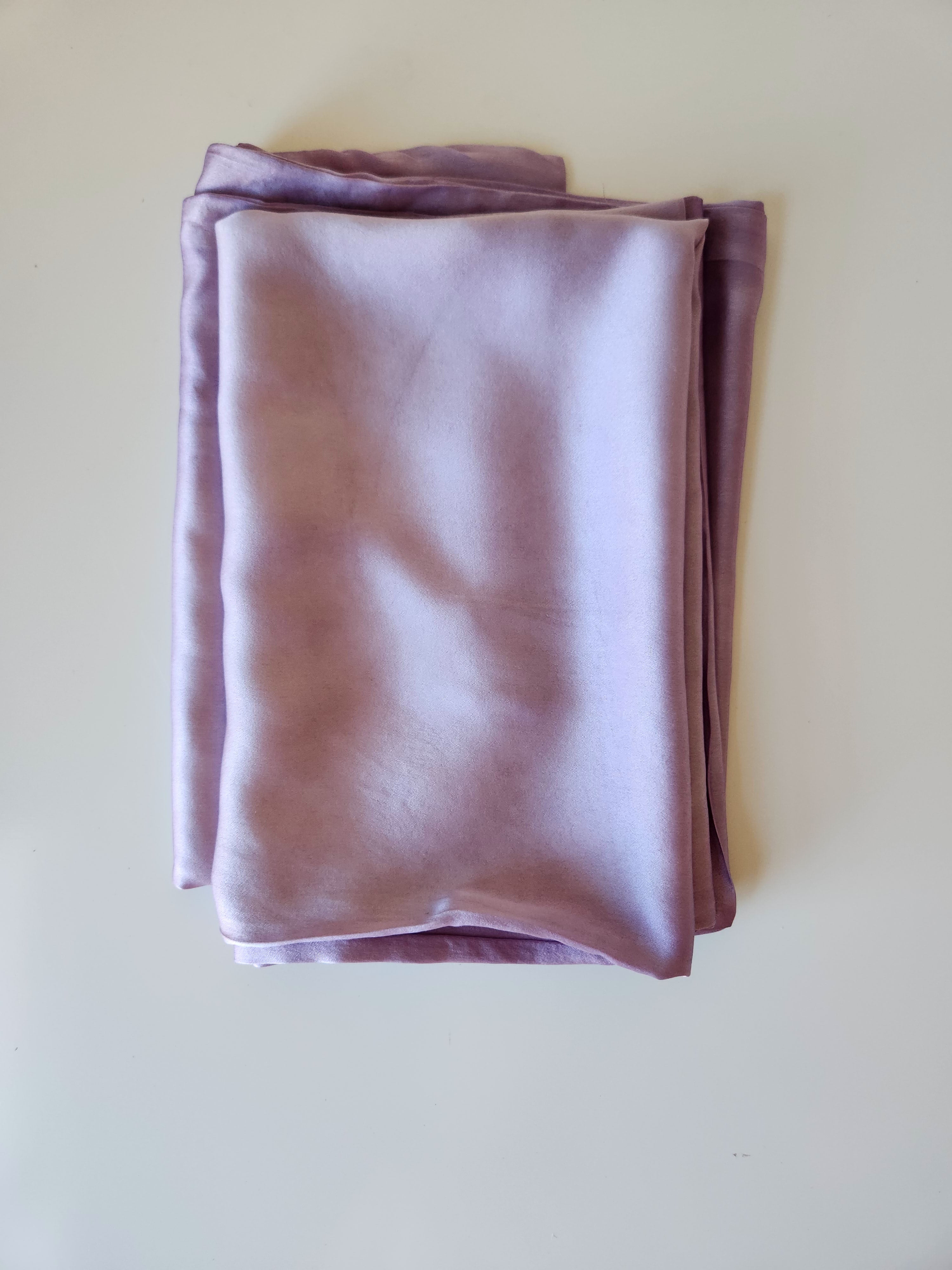 Solid Botanically Dyed Silk Pillowcase