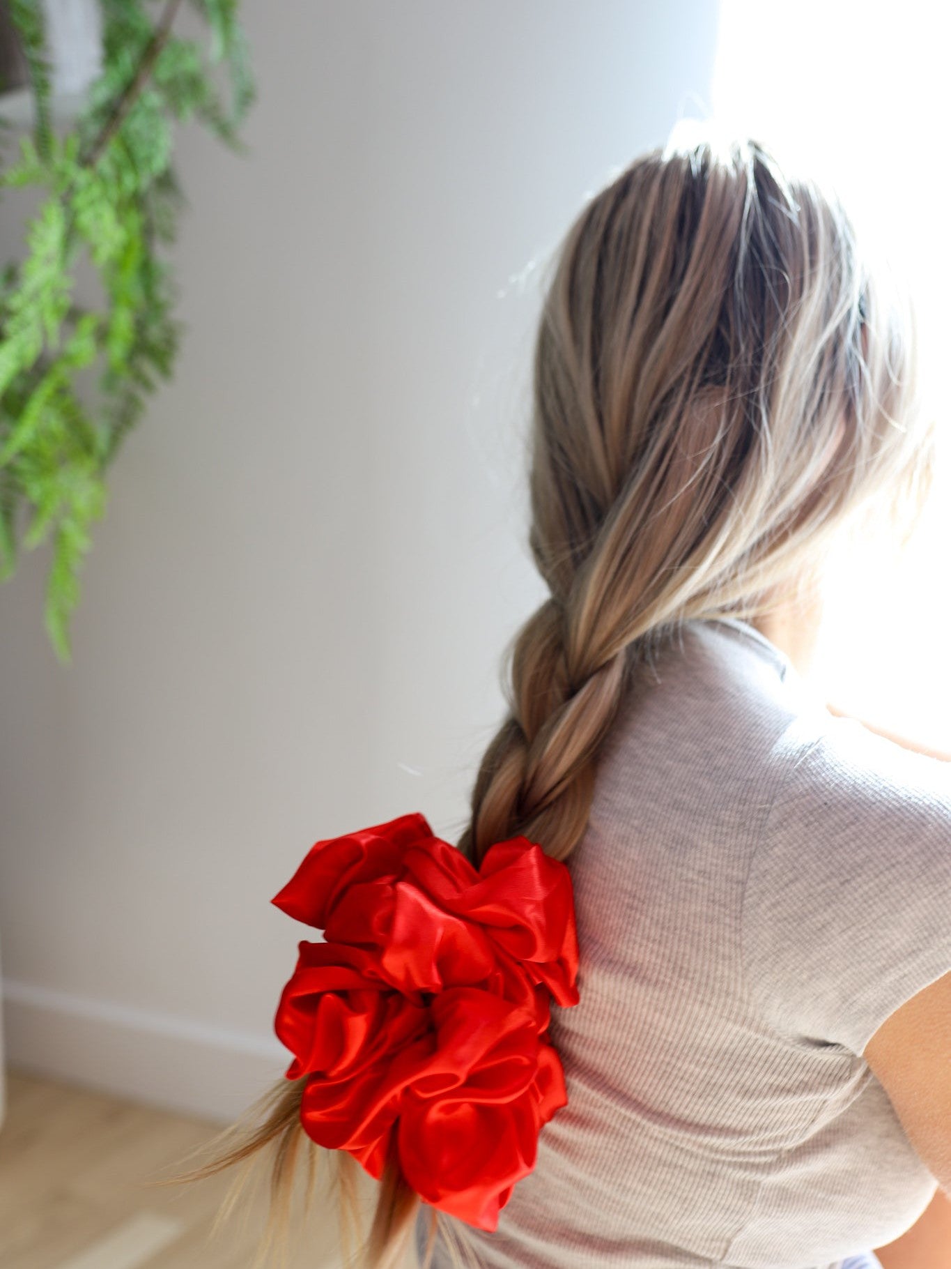 JUMBO SLEEP SILK/SATIN SCRUNCHIES