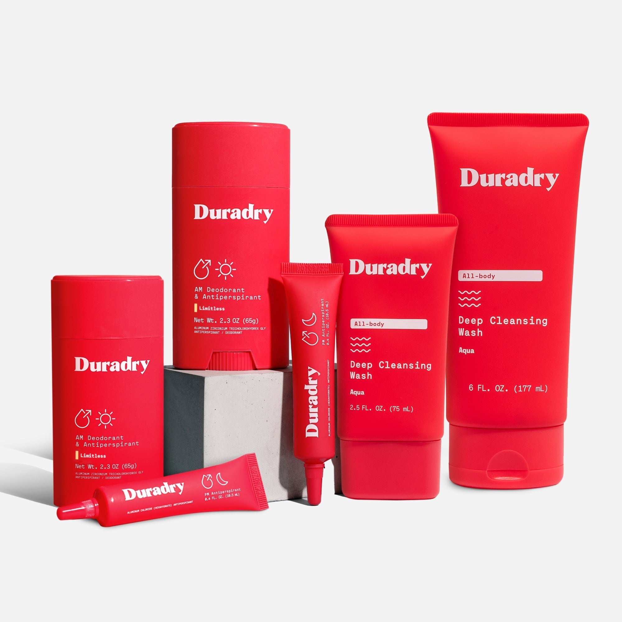 3 - Step System - Stop Excessive Sweating Duradry