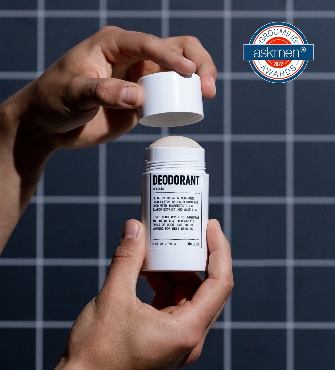 48 - Hour Natural Deodorant Blu Atlas