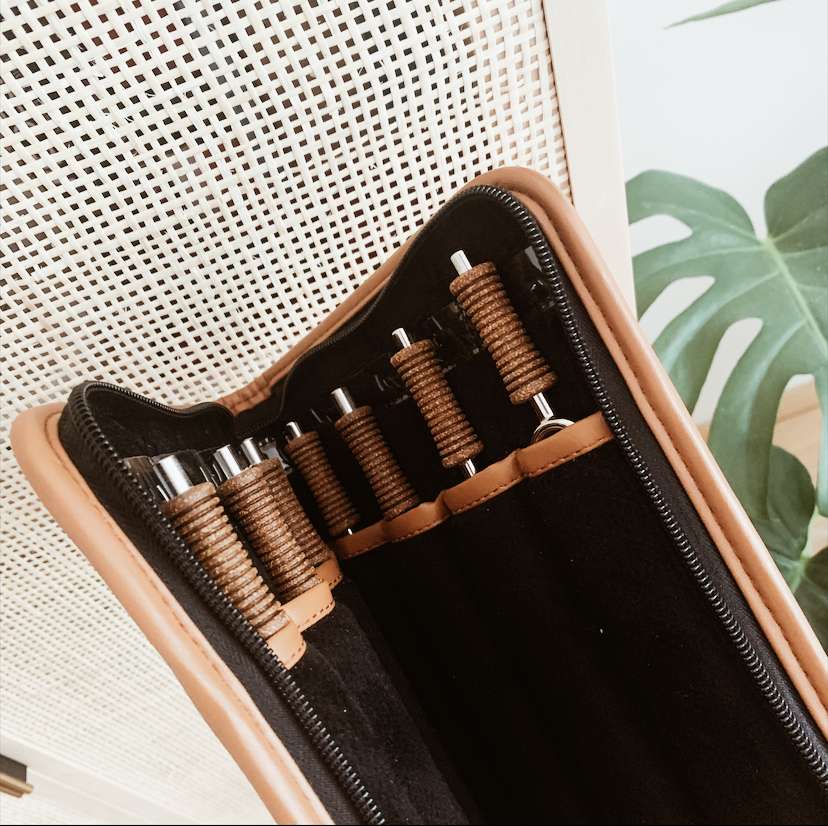 7 Chakra Healing Tuning Fork Set with Travel Case Sound Healing LAB