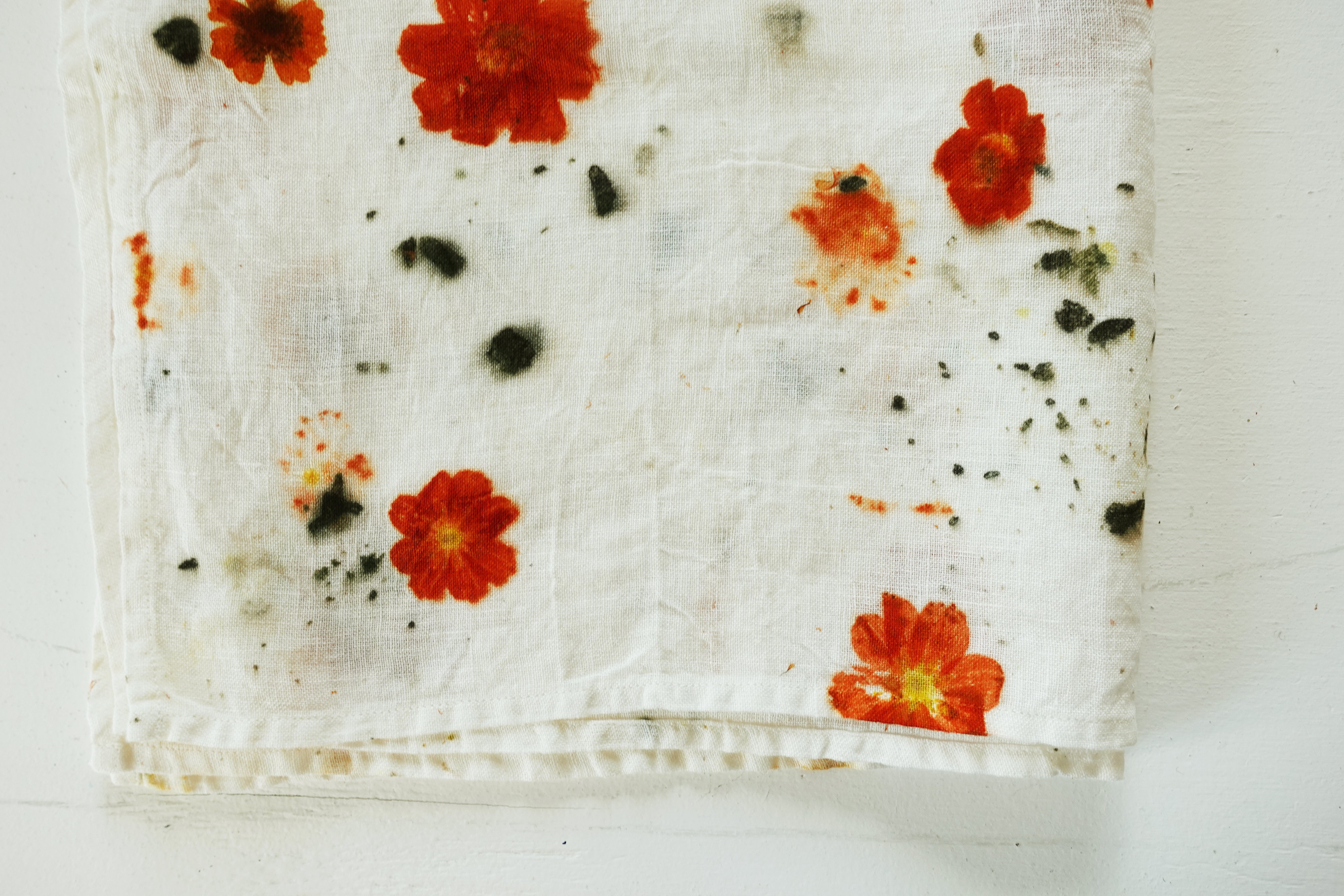 FLOWER POWER | Linen Tea Towel