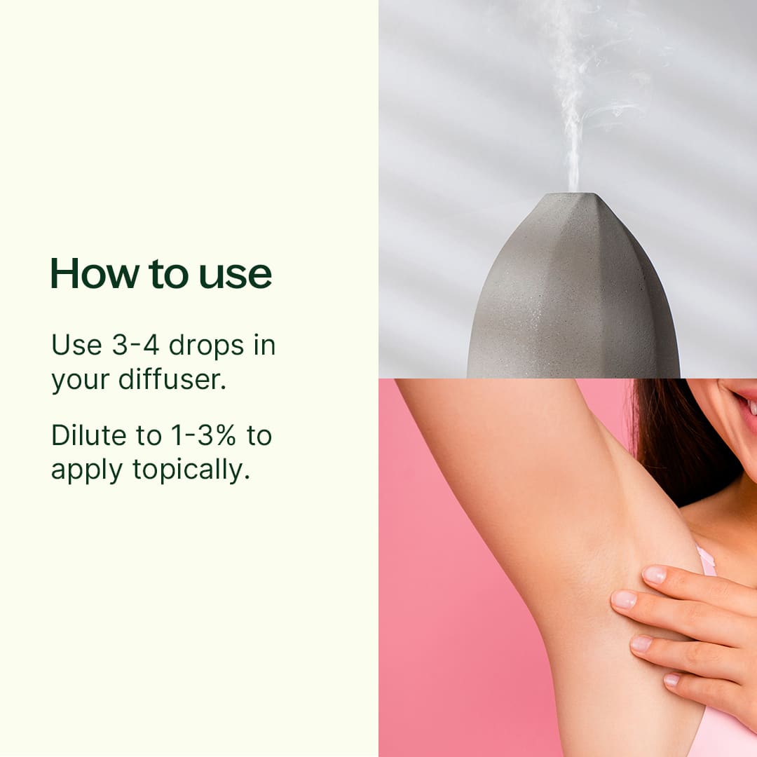 Mezcla de aceites esenciales desodorantes