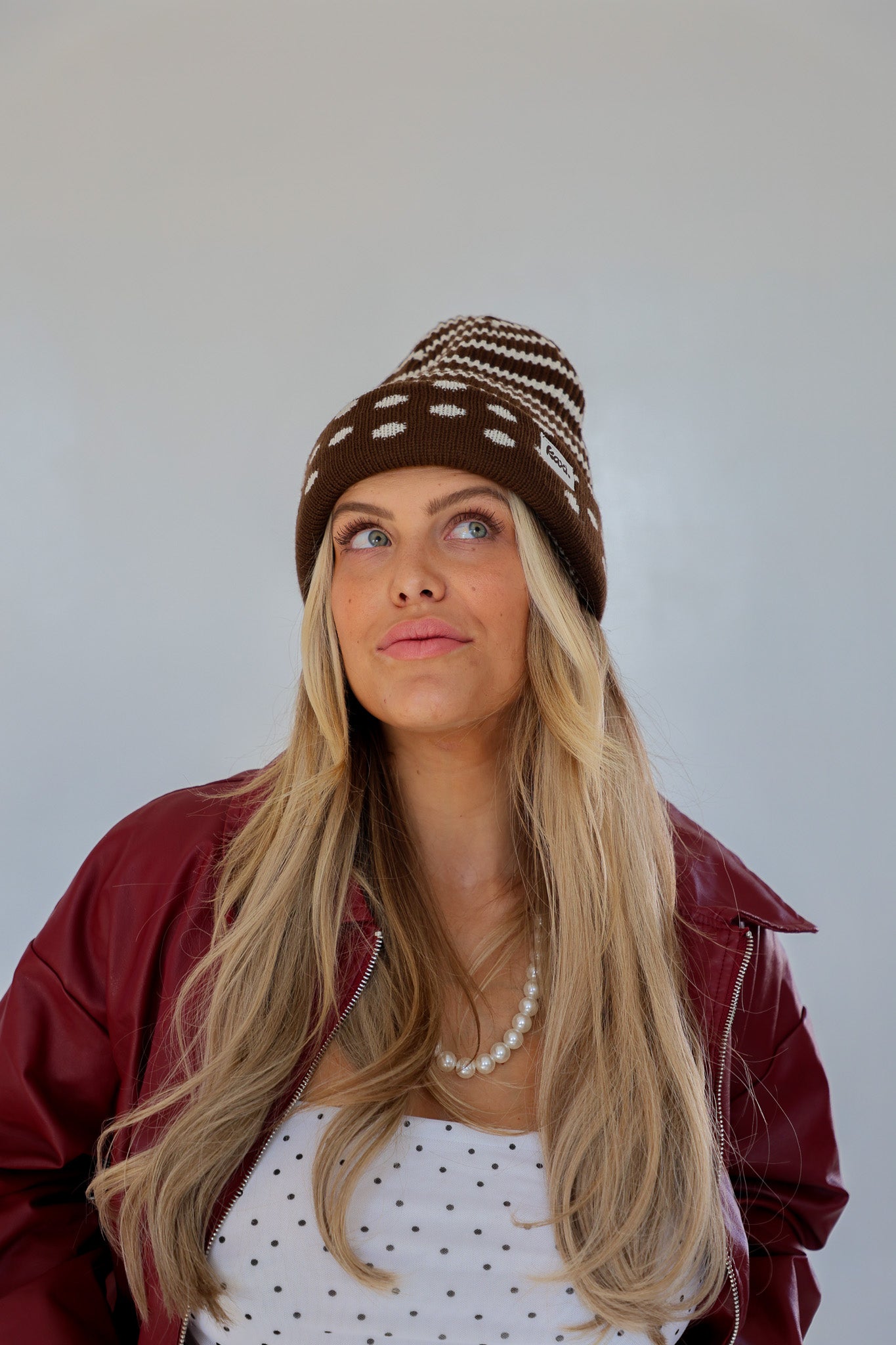 POLKA DOT BEANIE