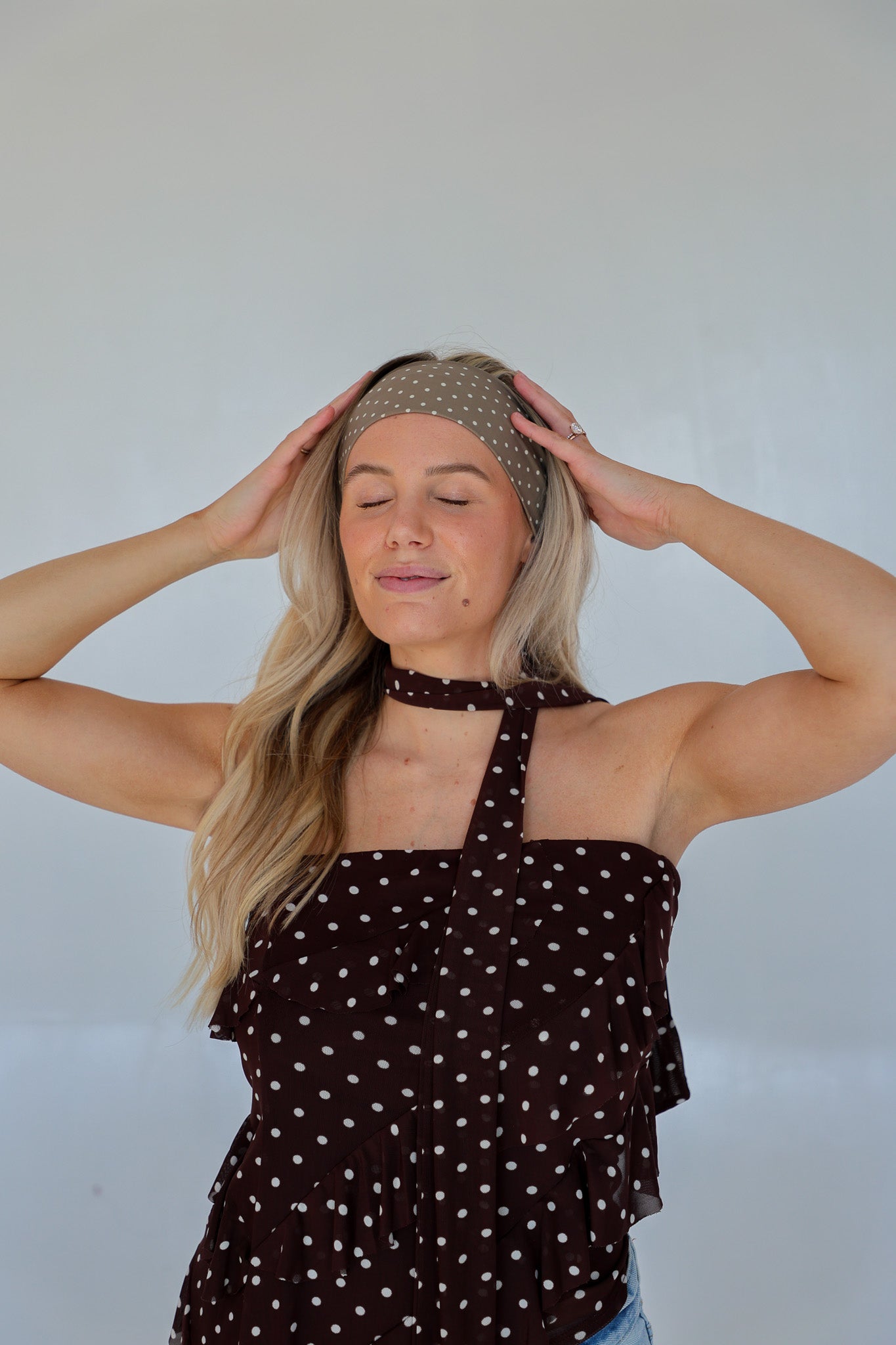 POLKA DOT SOFT HEADBAND