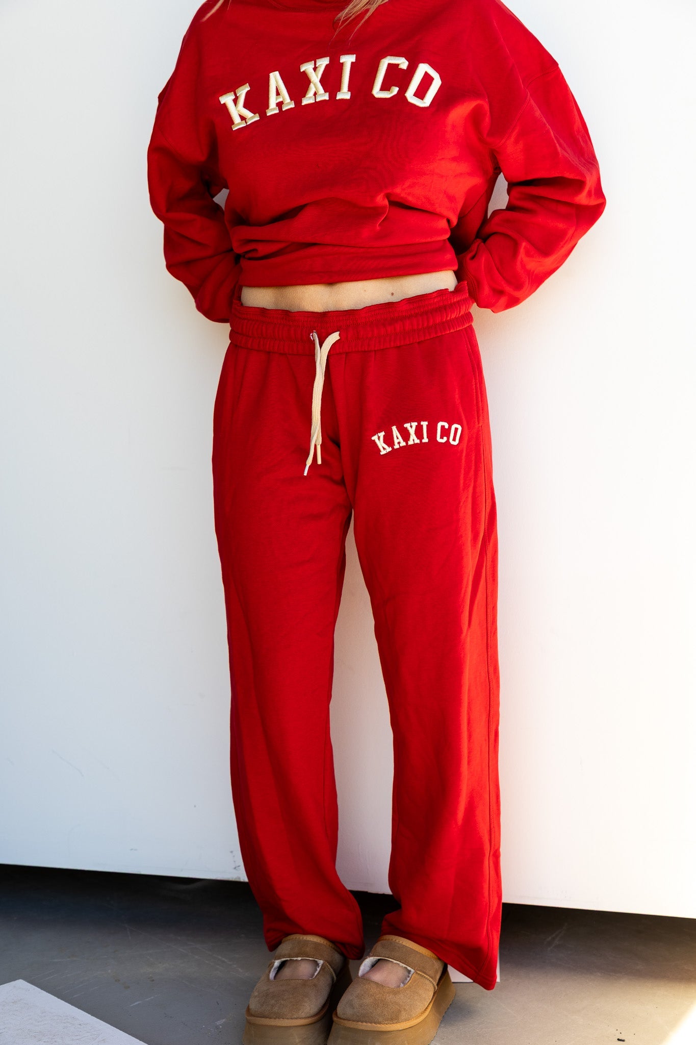 KAXI RED SWEATPANTS