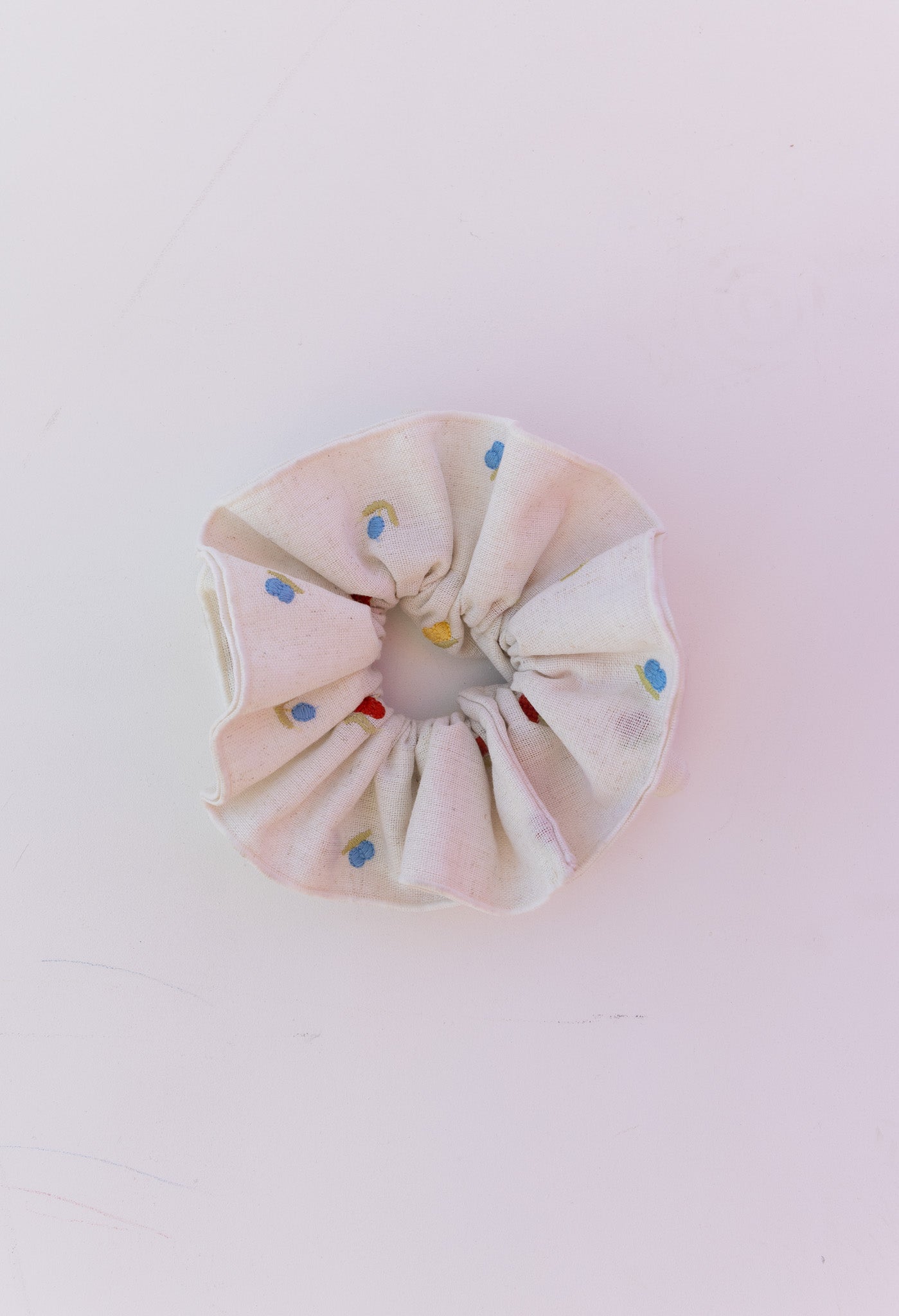 CREAM FARMERS MARKET CORSET SCRUNCHIE