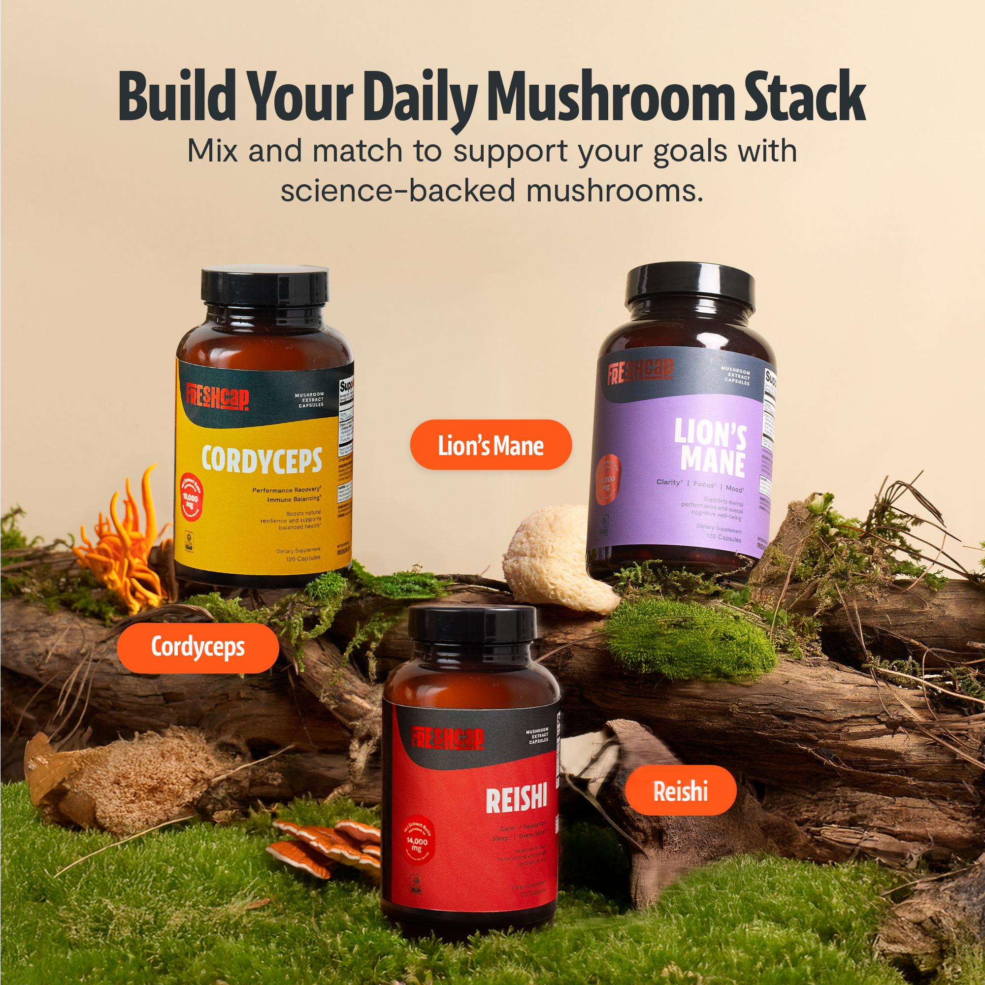 Cordyceps Mushroom Extract Capsules