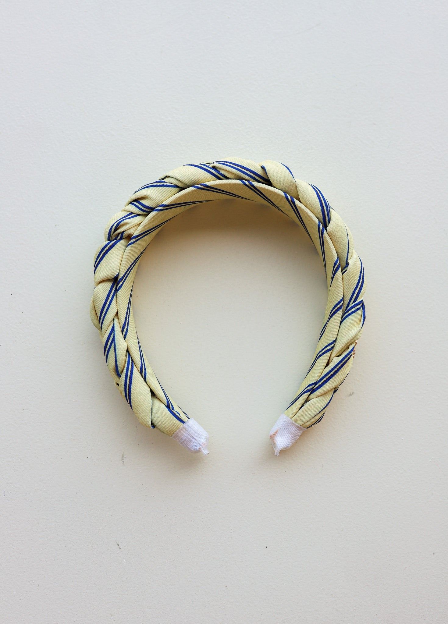 UNIVERSITY STRIPED BRAIDED HEADBAND