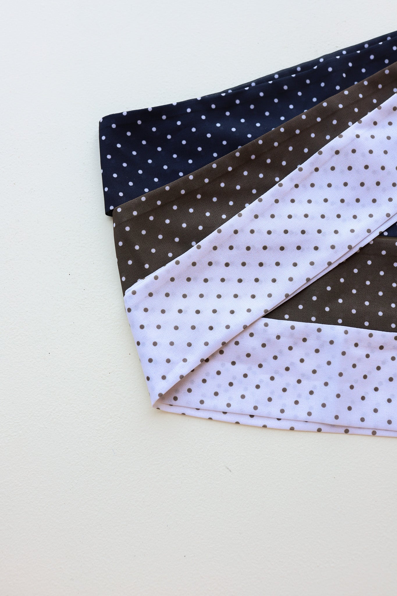 POLKA DOT HAIR SCARF