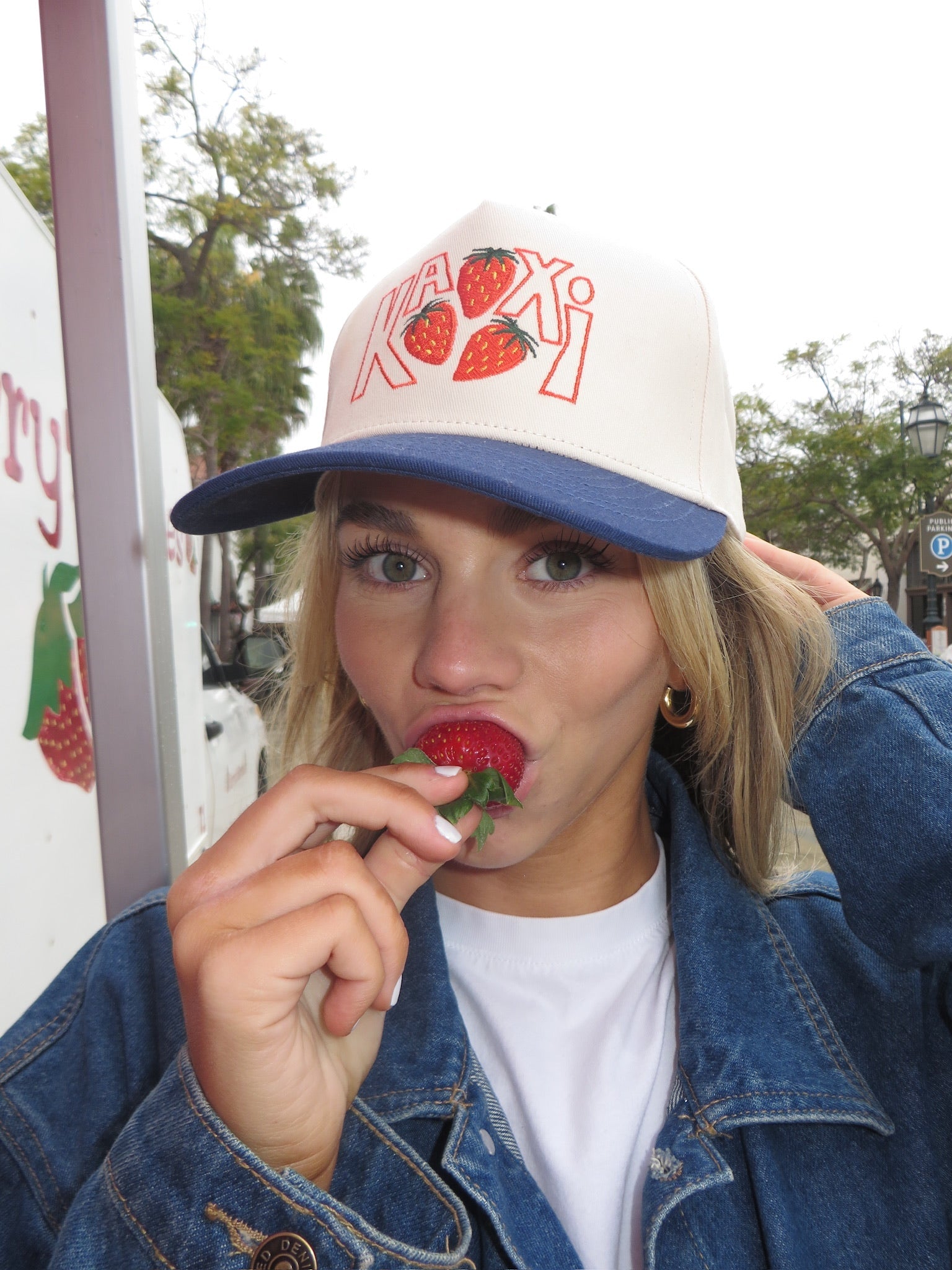STRAWBERRY KAXI TRUCKER HAT