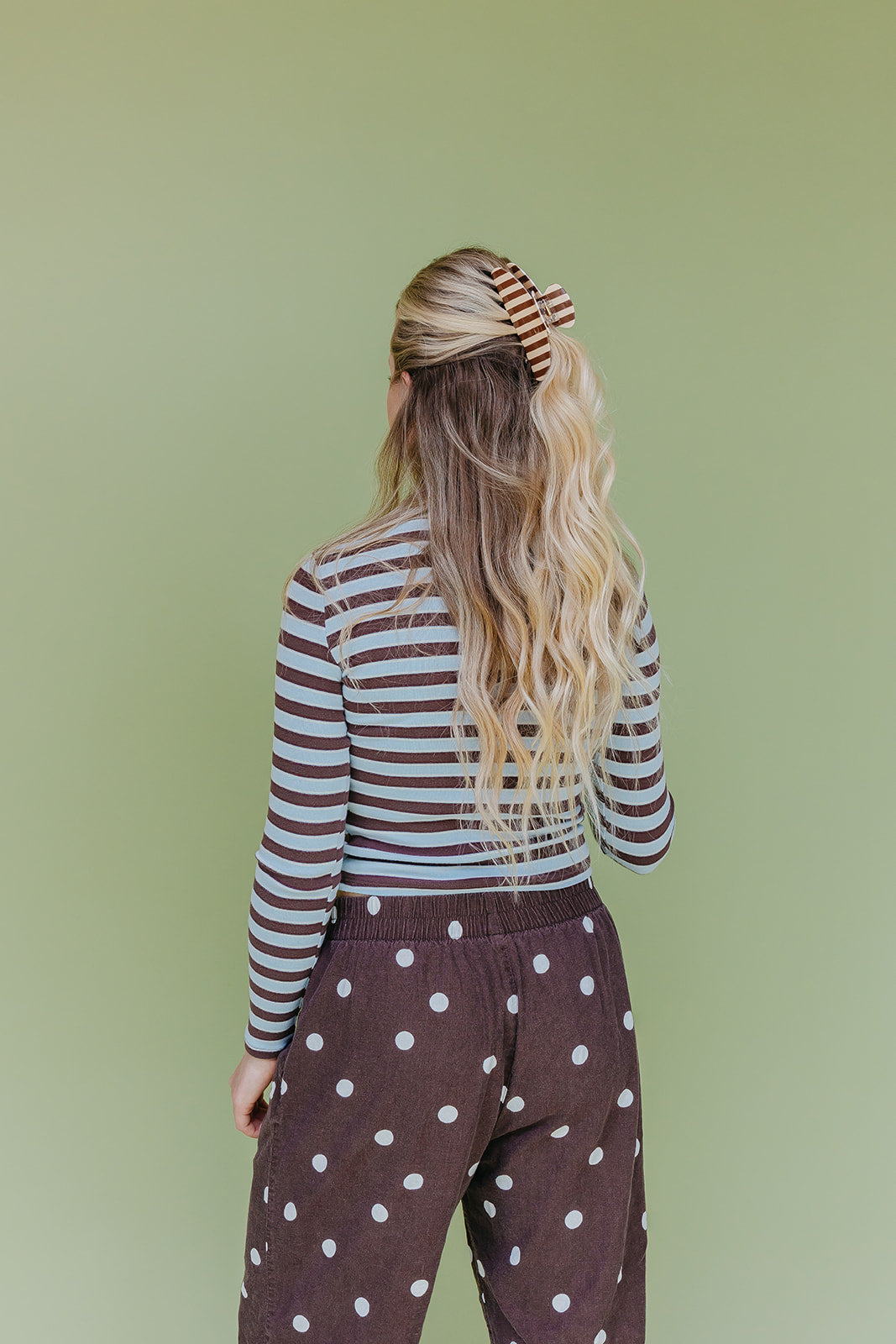 POLKA DOT & STRIPED OVERSIZED CLAWS