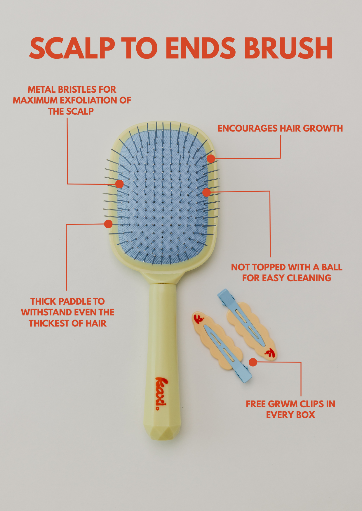 SCALP TO ENDS BRUSH
