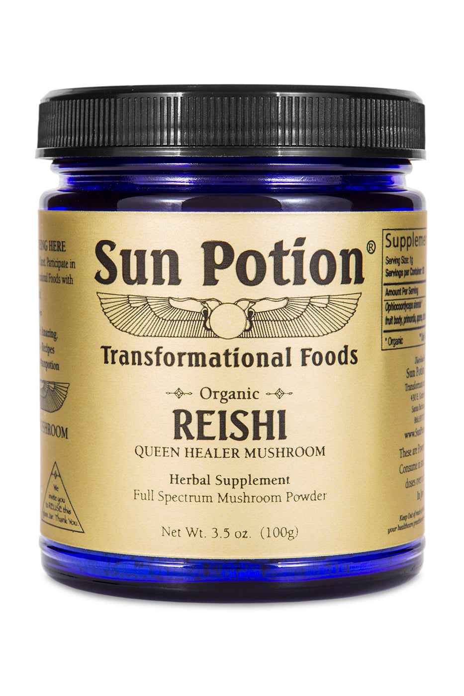 Polvo de hongo reishi (orgánico)