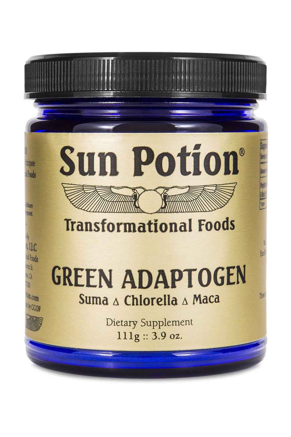 Green Adaptogen (Suma, Maca, Chlorella Blend) Sun Potion