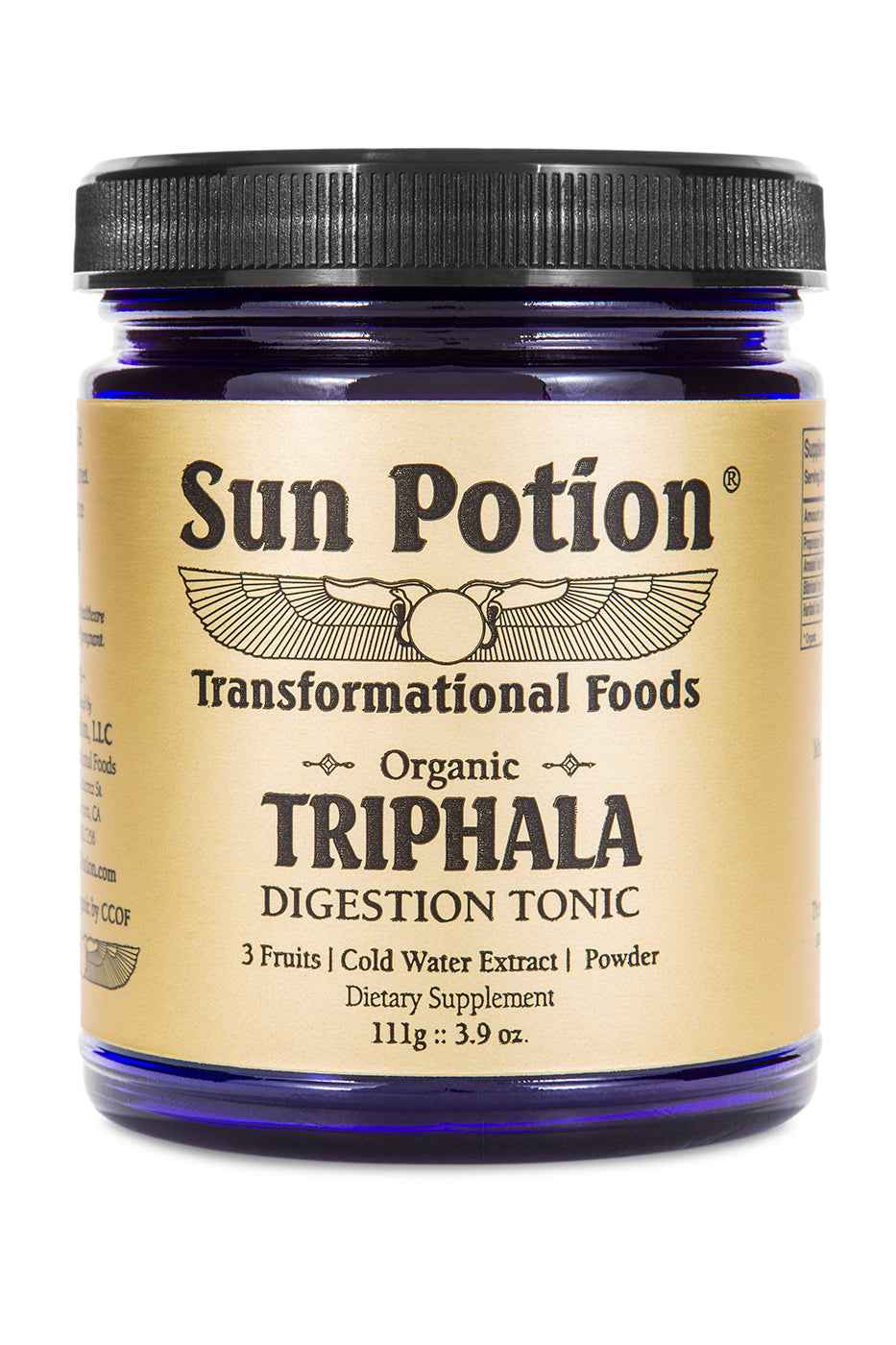 Triphala (extracto orgánico de agua fría en polvo)