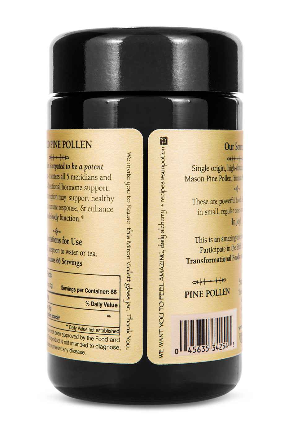 Mason Pine Pollen (Wildcrafted) Sun Potion