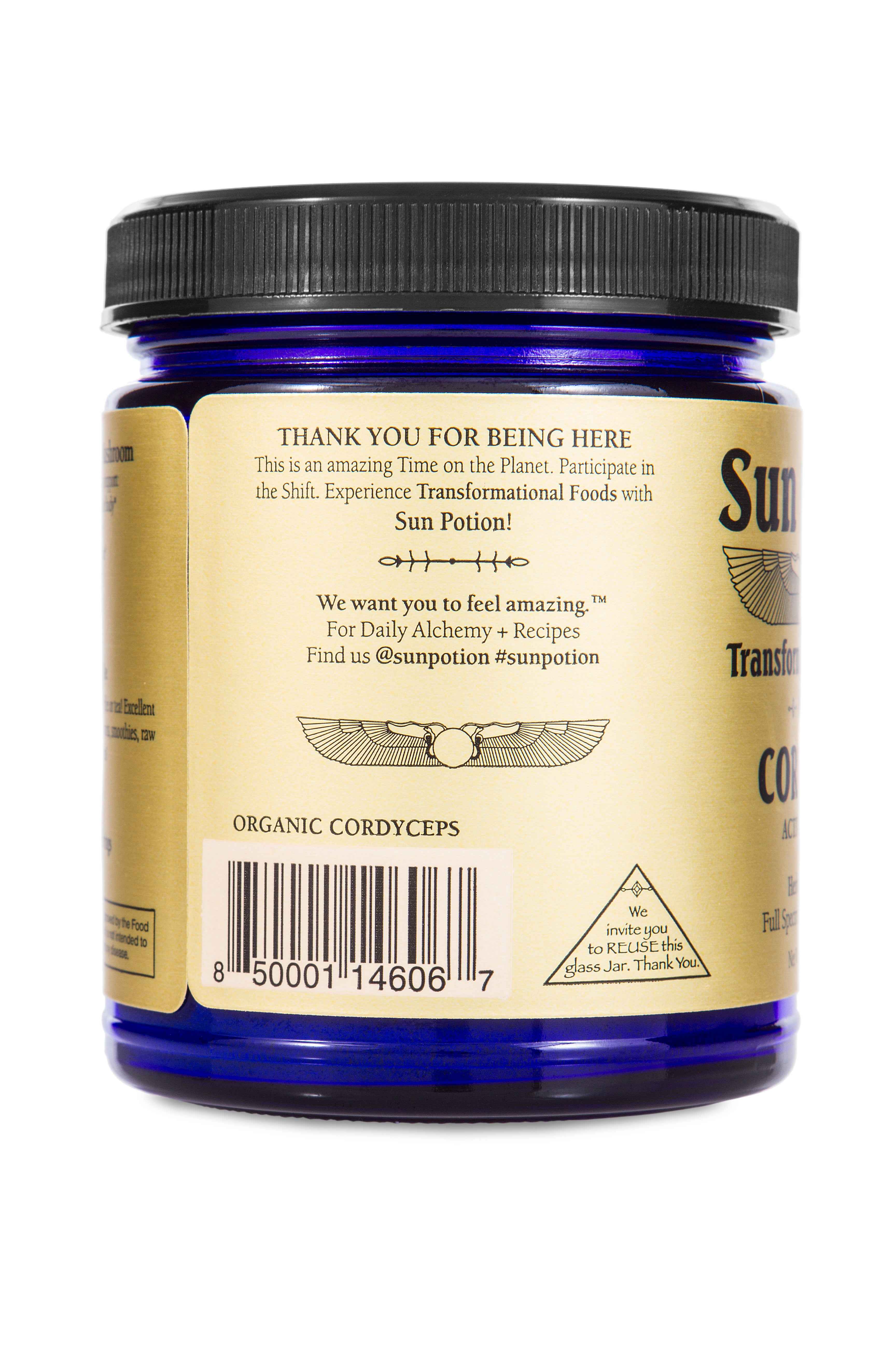 Cordyceps Mushroom Powder (Organic) Sun Potion