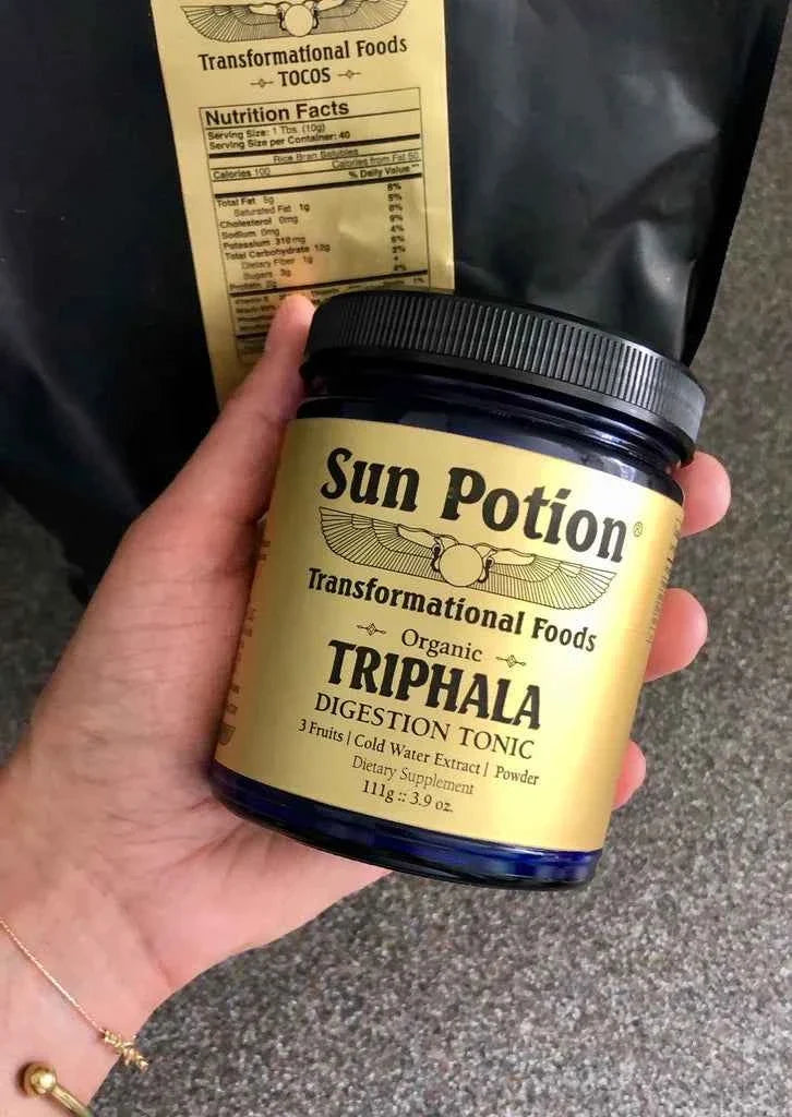 Triphala (extracto orgánico de agua fría en polvo)
