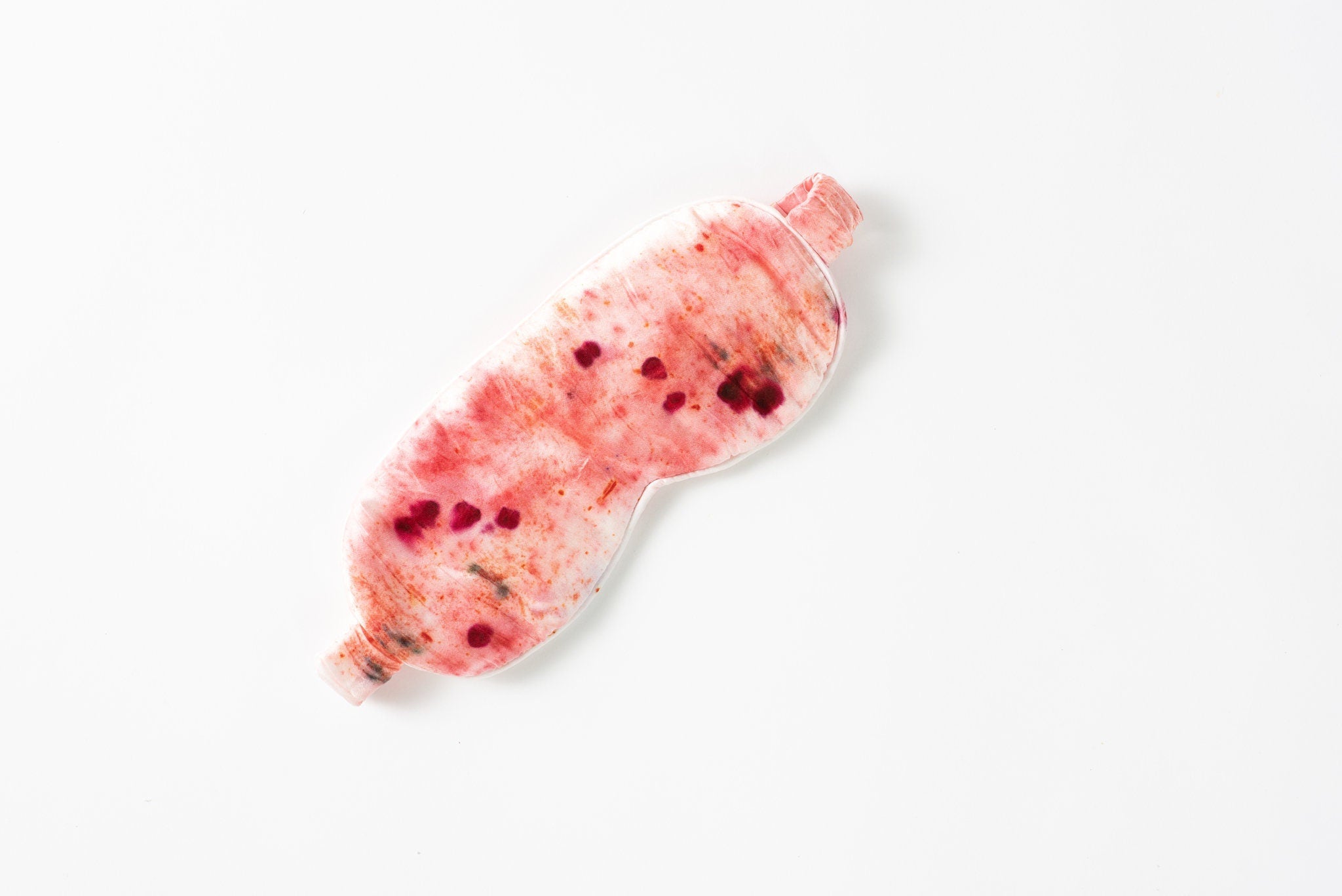 Abstract Botanically Dyed Silk Sleep Mask dyekween
