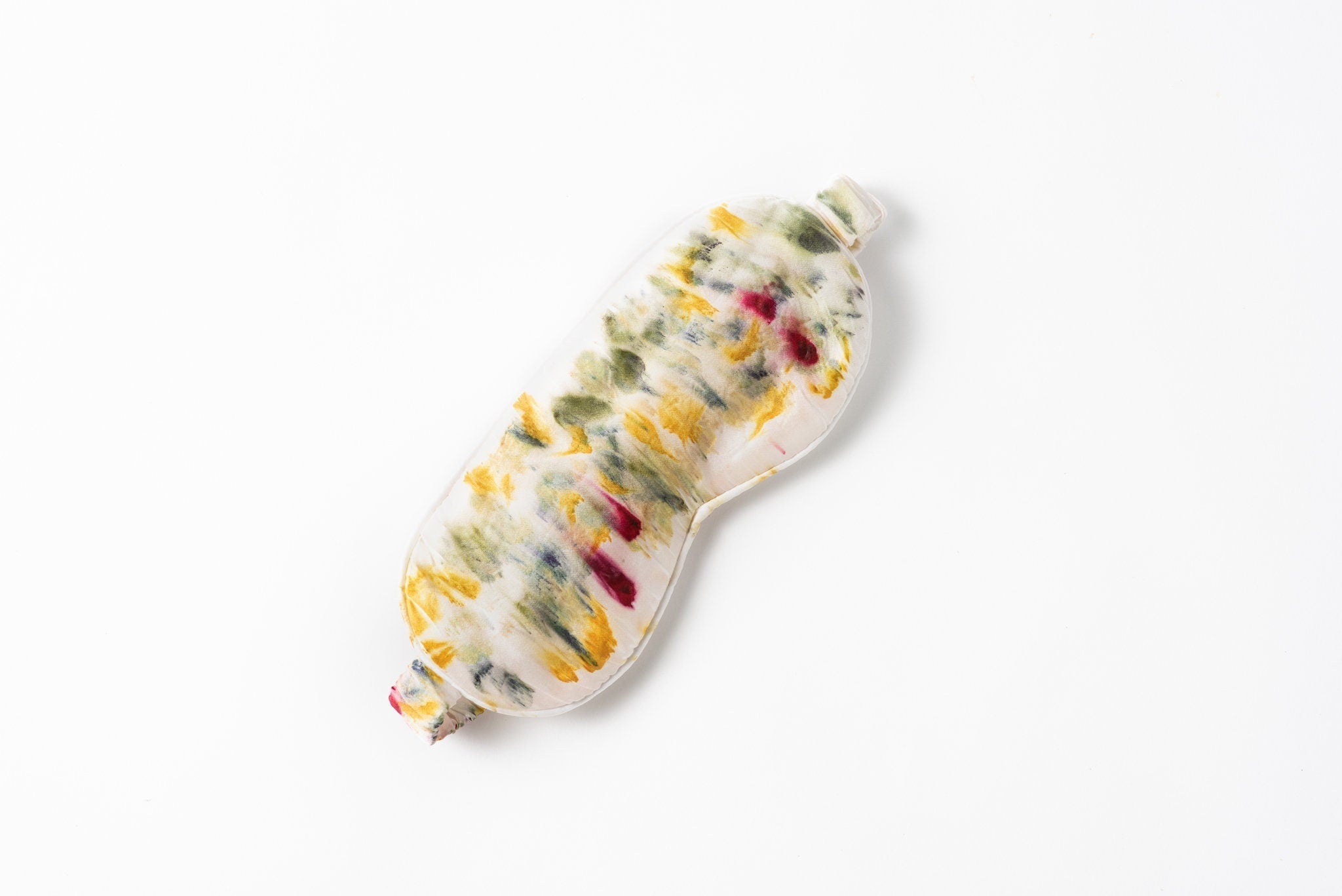 Abstract Botanically Dyed Silk Sleep Mask dyekween