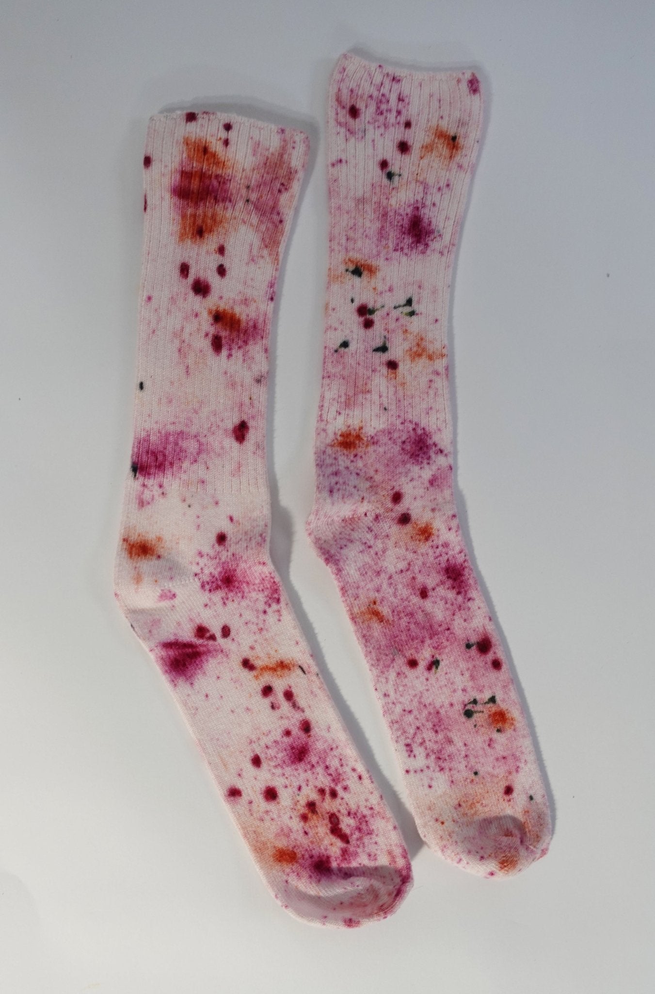 Abstract Bundled Dyed Bamboo Sock dyekween