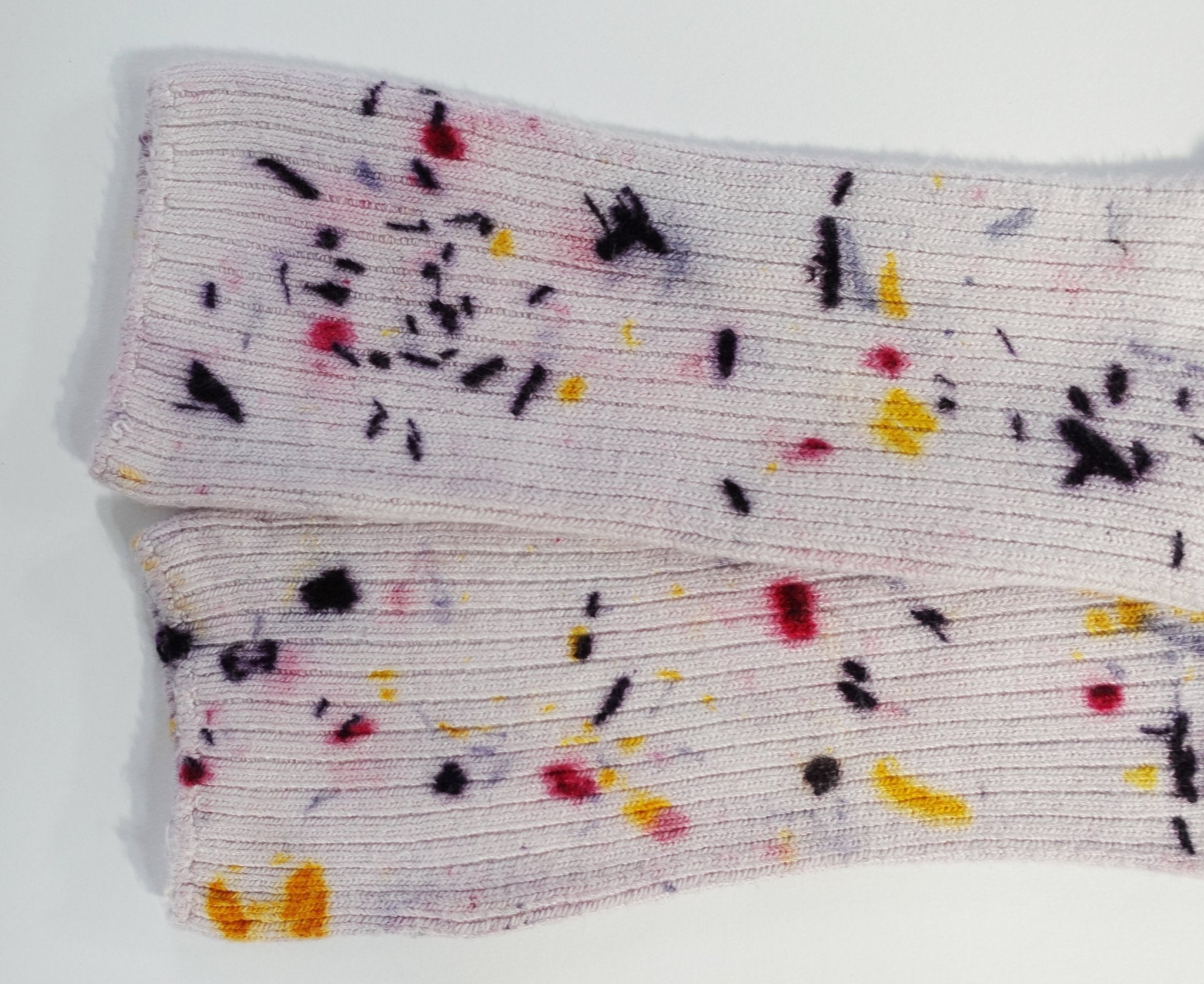 Abstract Bundled Dyed Bamboo Sock dyekween