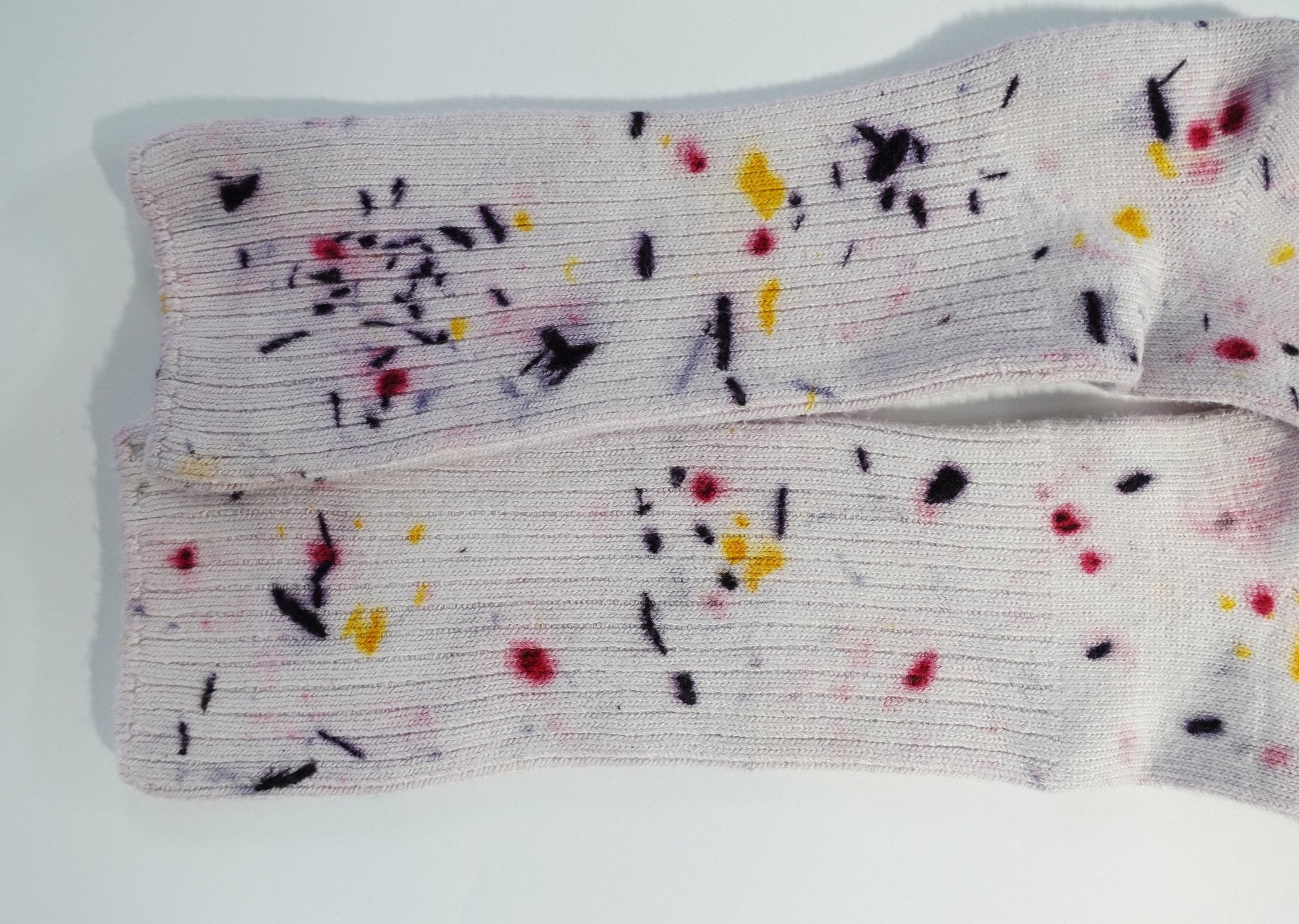 Abstract Bundled Dyed Bamboo Sock dyekween