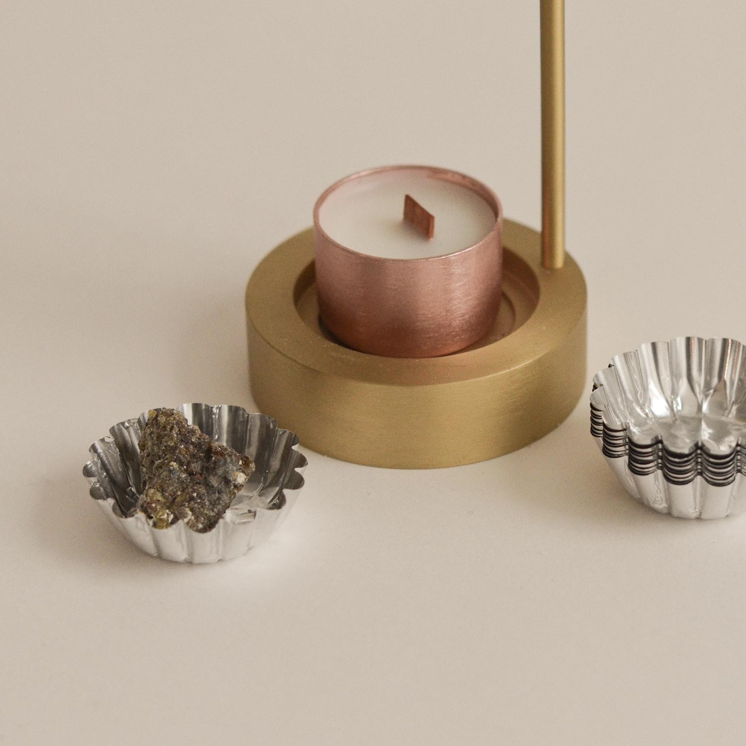 Aluminum Liner for Resin Burner | 10 pieces CEDAR AND MYRRH