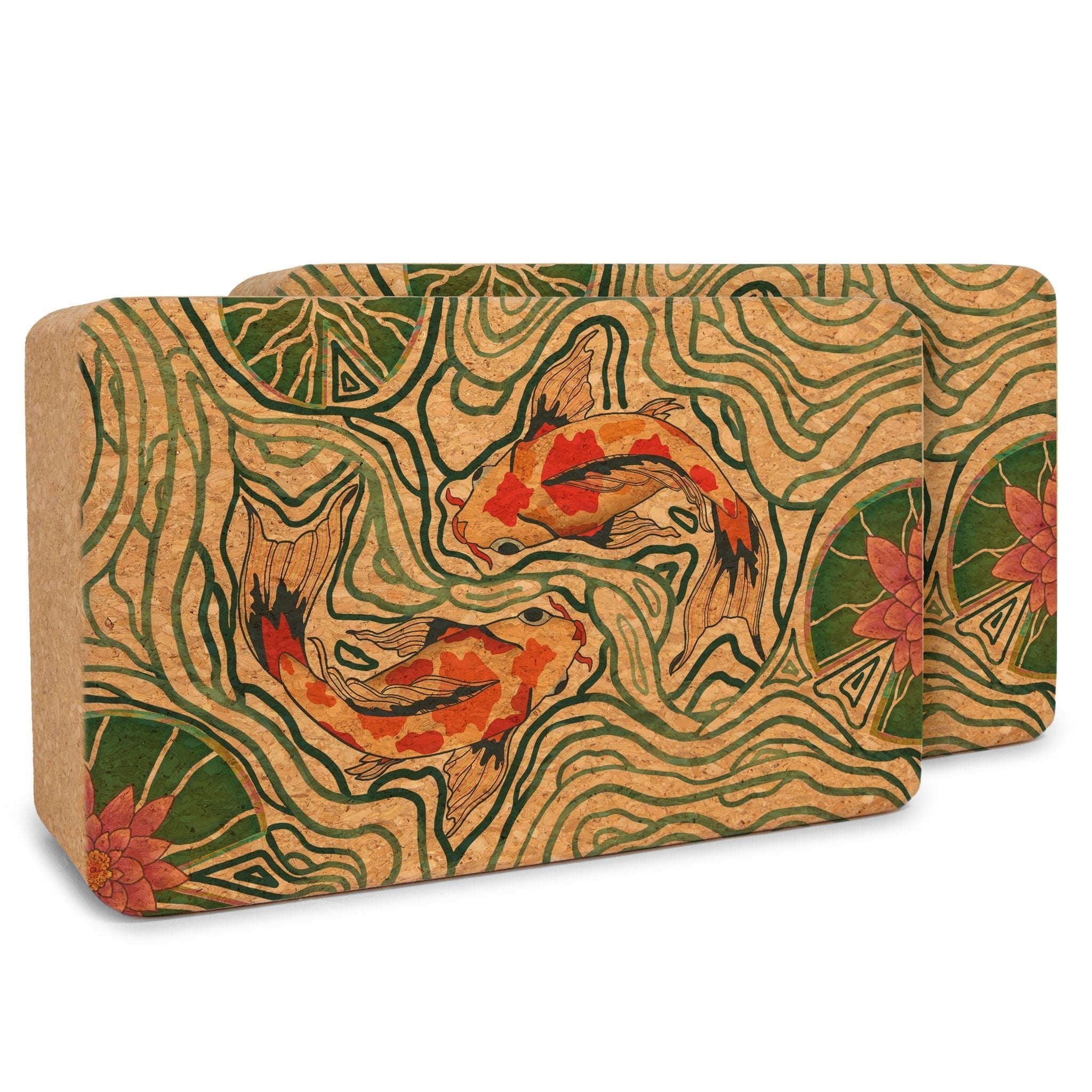 Artist Cork Yoga Block Set Yoloha Yoga