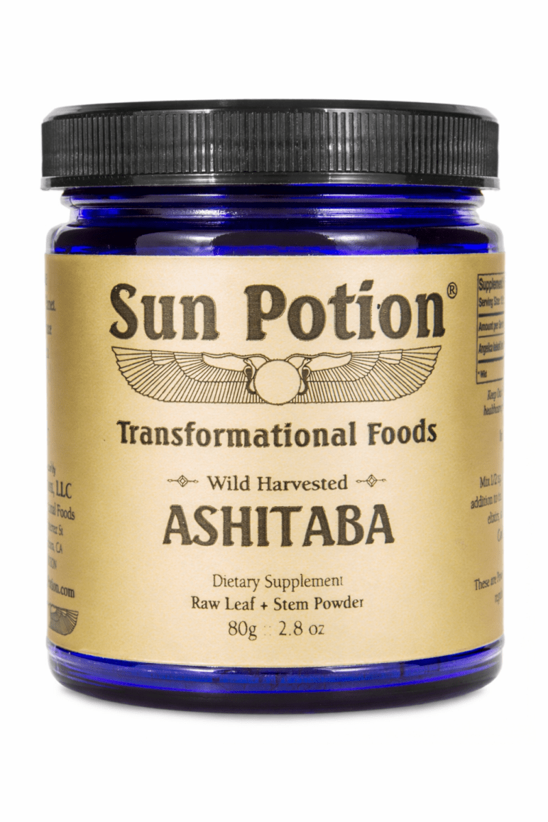 Ashitaba Leaf & Stem Powder (Wild Harvested) Sun Potion