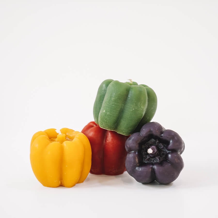BEESWAX BELL PEPPER CANDLE Happy Organics
