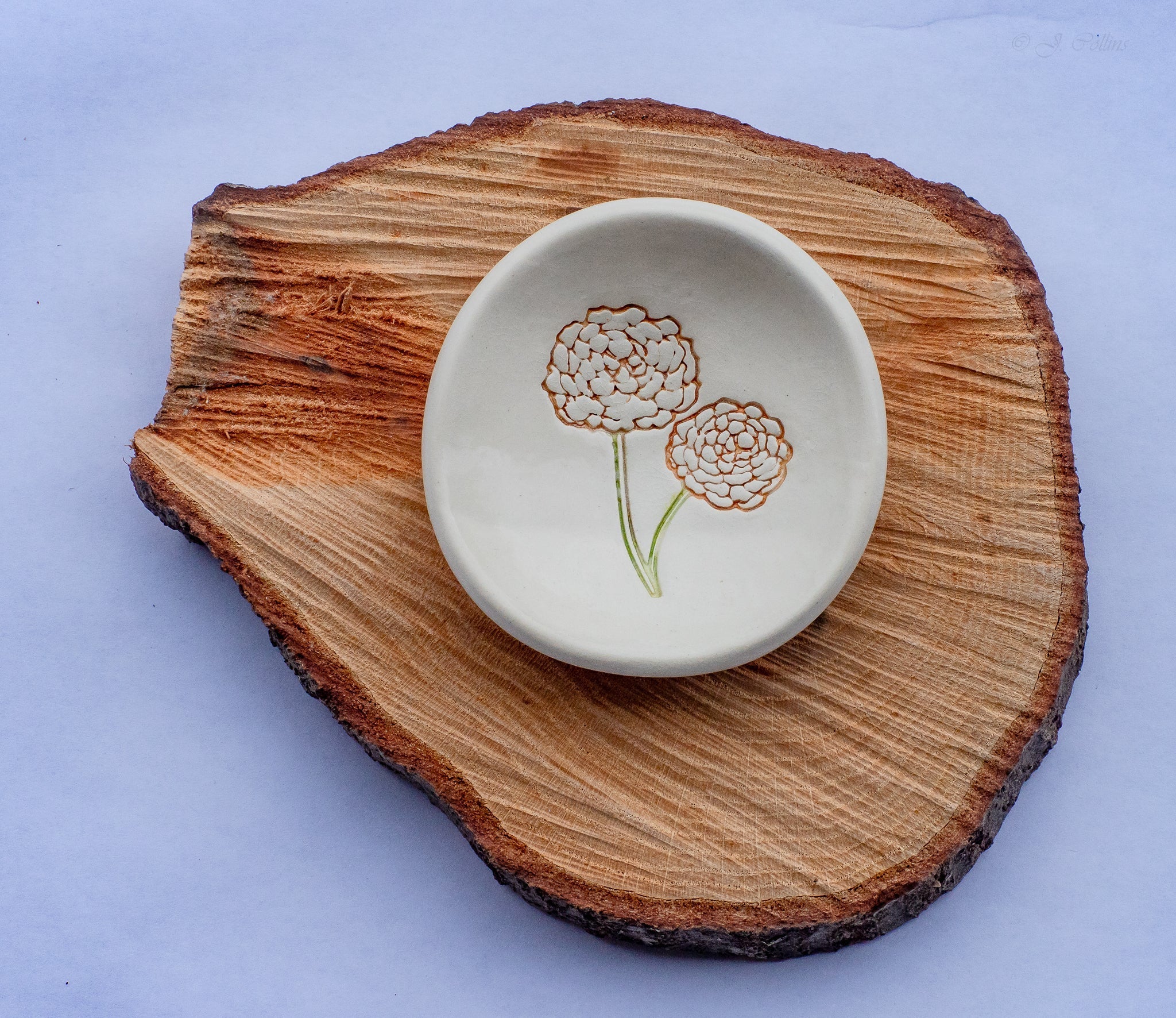Birth Flower Ring Dish prodigalpottery