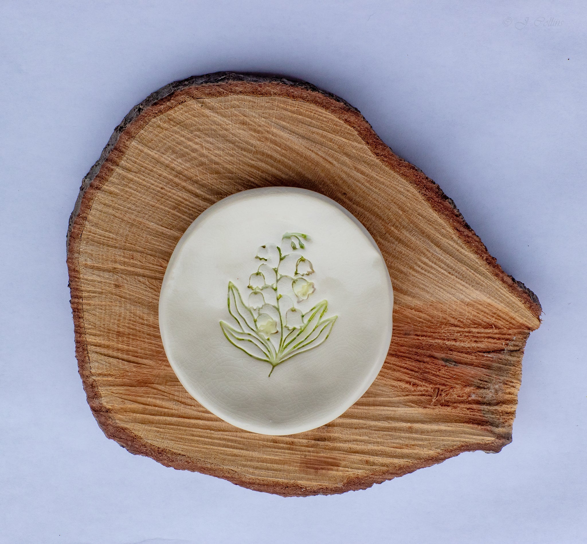 Birth Flower Ring Dish prodigalpottery