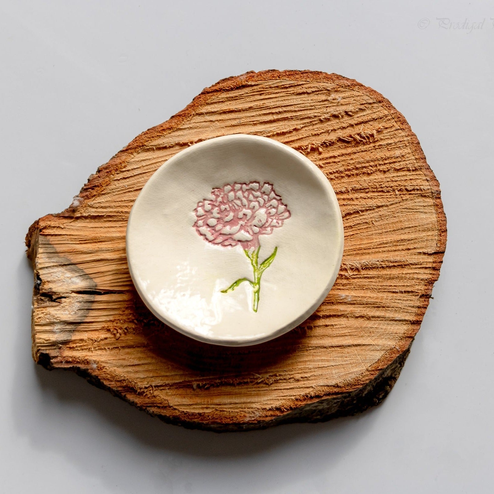 Birth Flower Ring Dish prodigalpottery