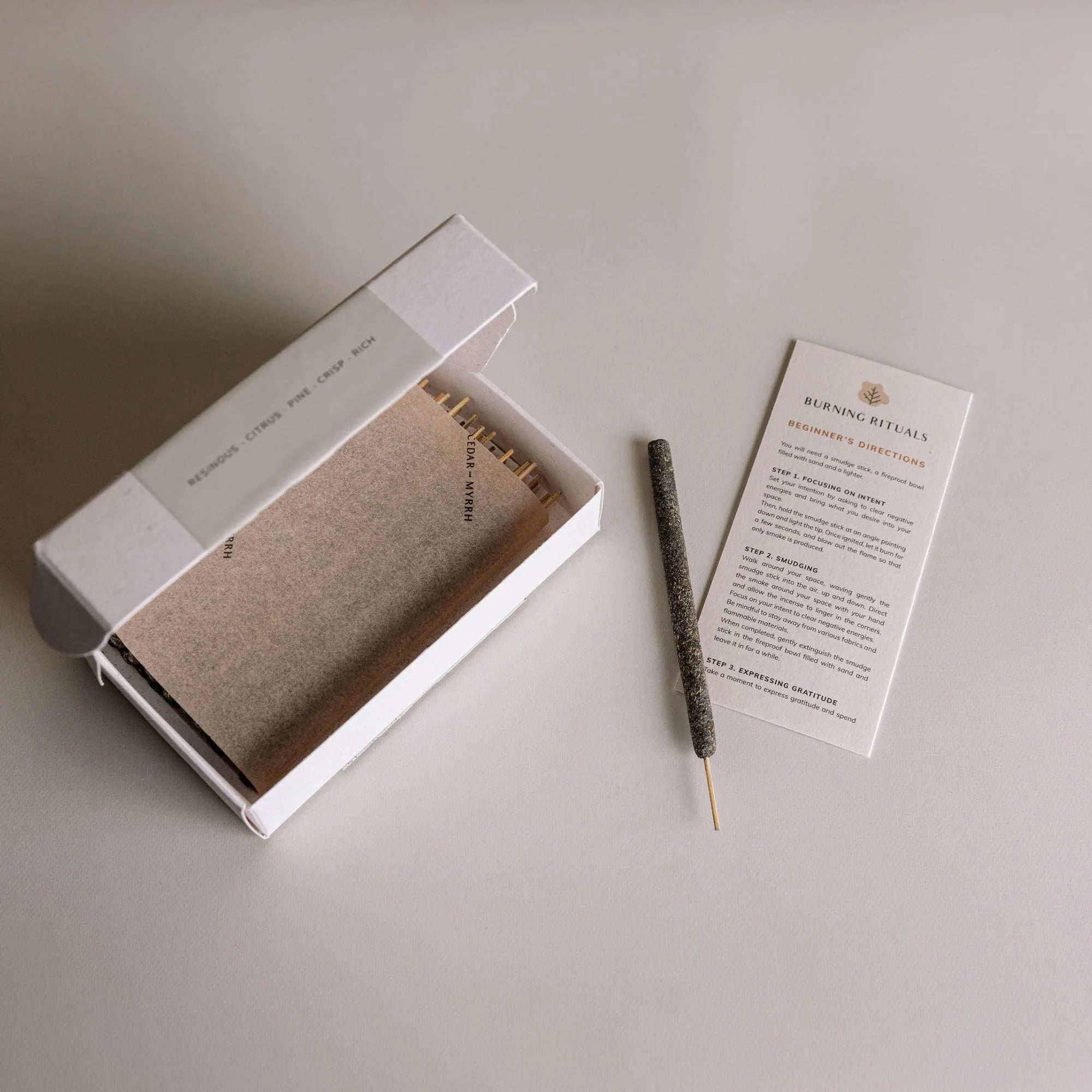 Black Copal Incense Sticks – 30 Mini Hand-Rolled Sticks from Peru (4.2")