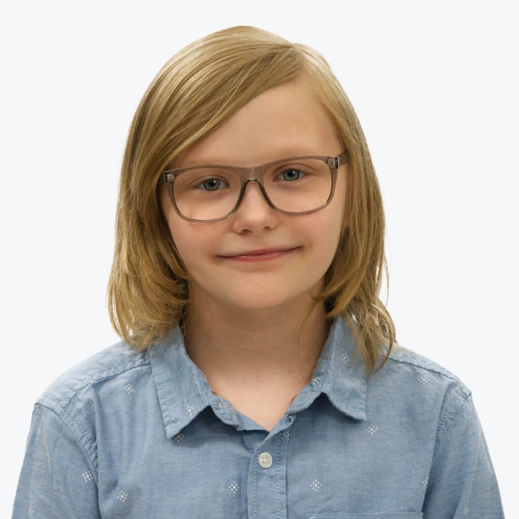 Kids ScreenTime Computer Glasses Pearl Grey - Medium