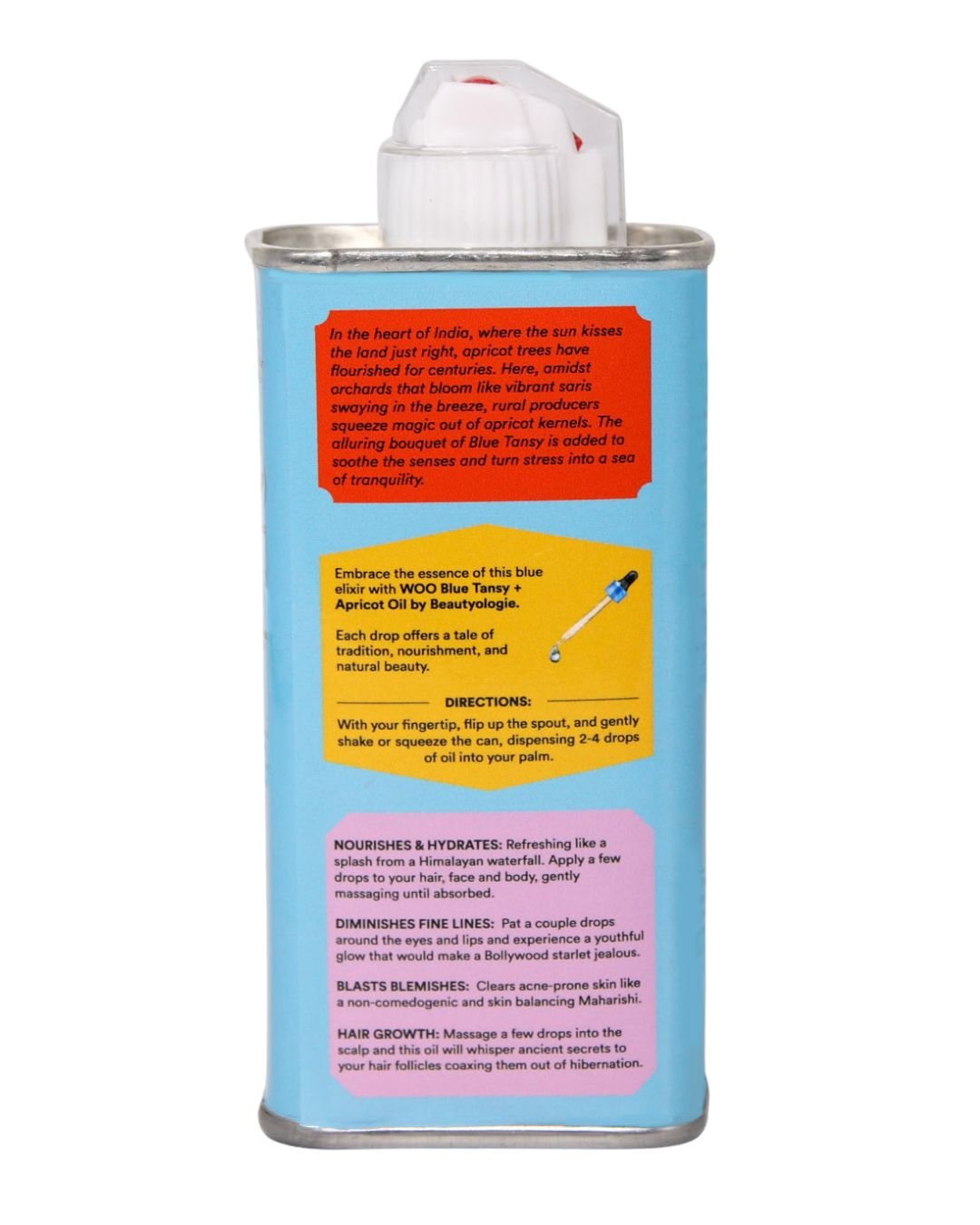 Blue Tansy + Apricot Oil, 100% Organic Beautyologie