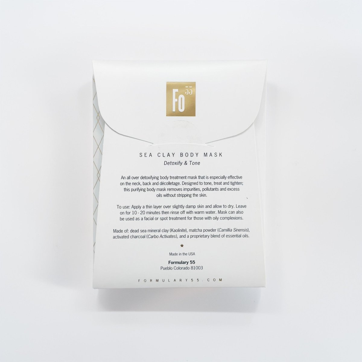 Body Mask Botanical Treatment - SEA CLAY Formulary 55