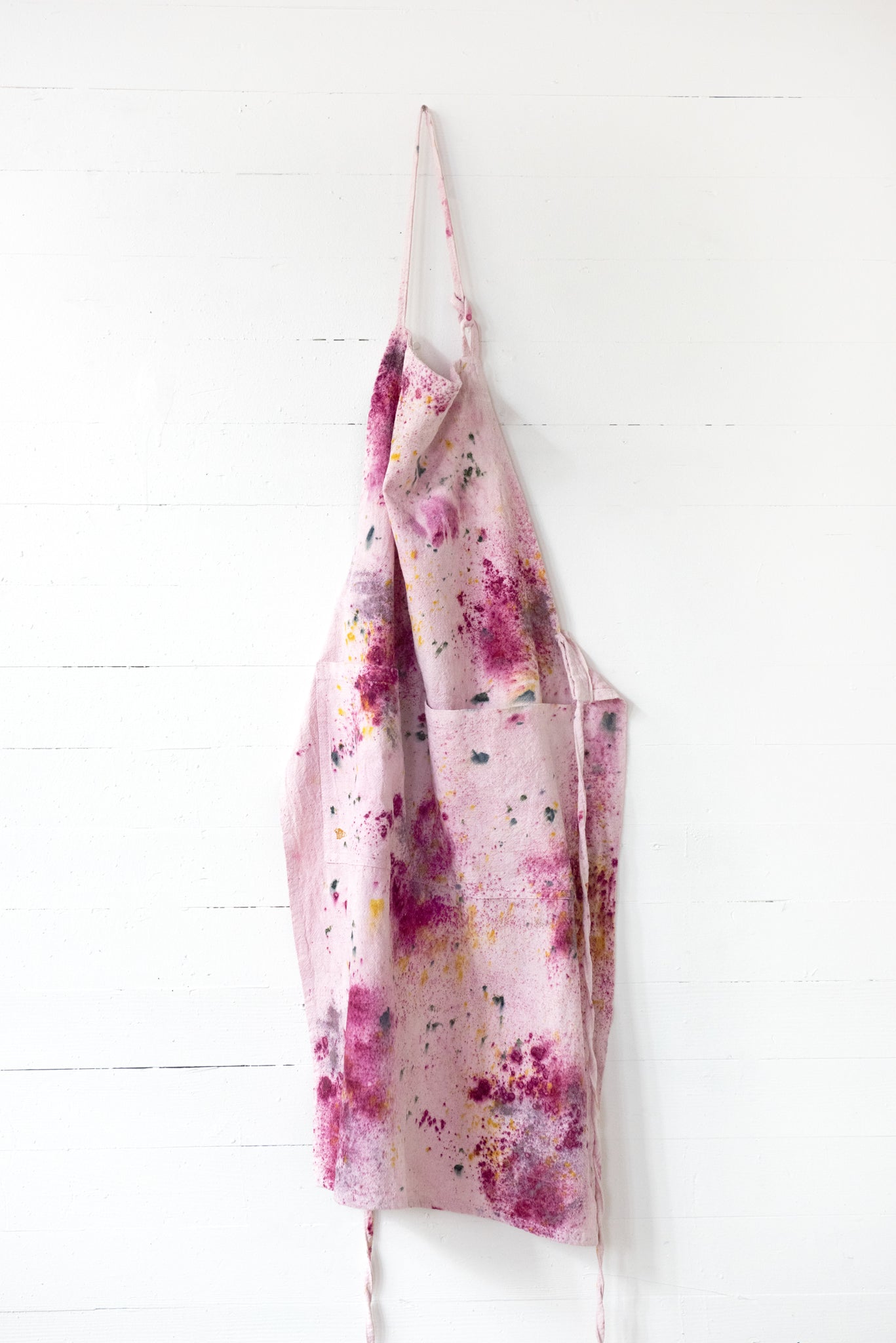 Botanically Dyed Linen Apron dyekween