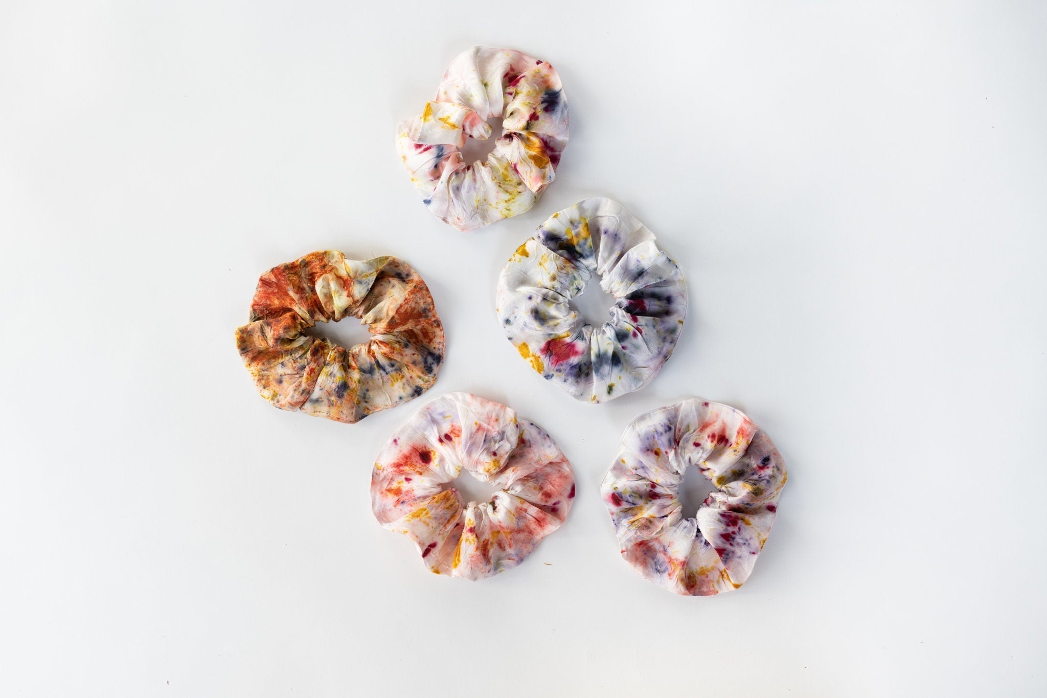 Botanically Dyed Silk Hair Scrunchie dyekween