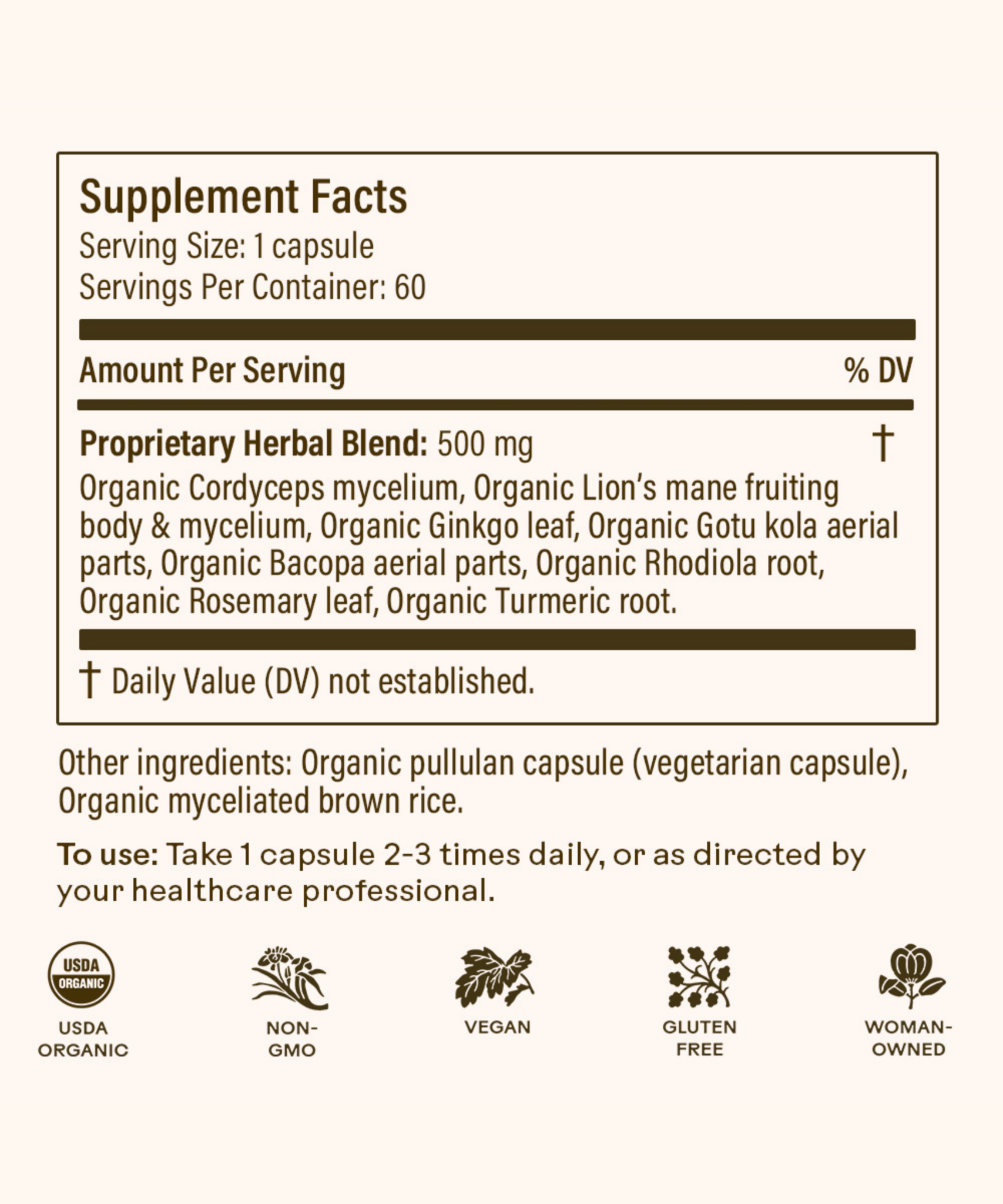 Brain Bloom WOODEN SPOON HERBS