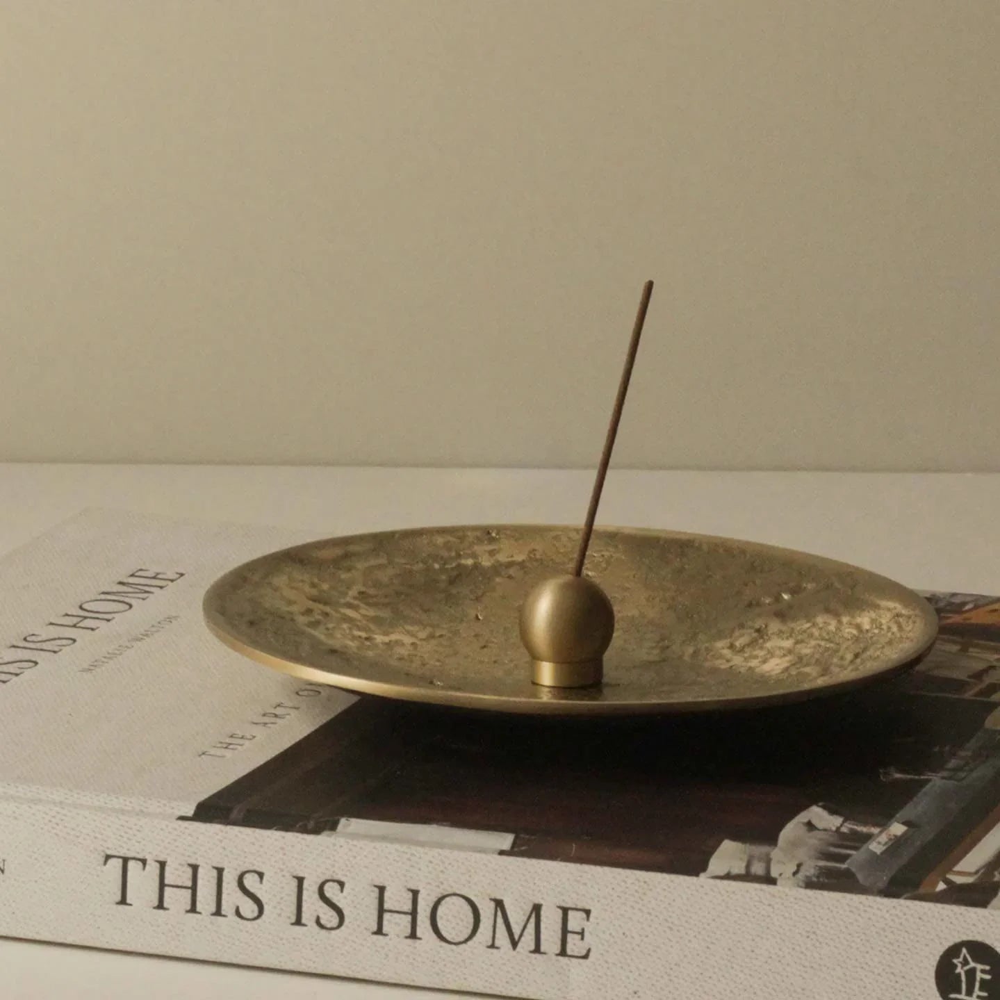 Sphere Brass Incense Holder