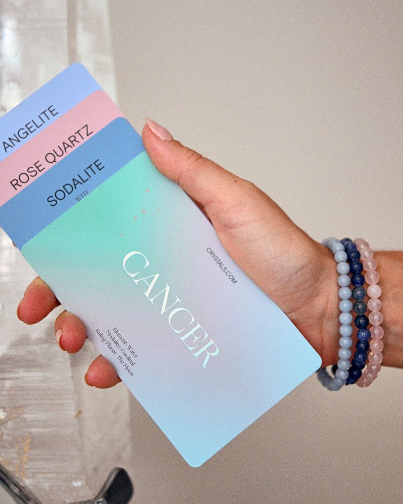 Cancer Bracelet Trio CRYSTALS.COM