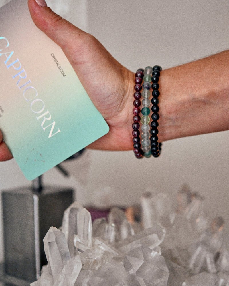 Capricorn Bracelet Trio CRYSTALS.COM