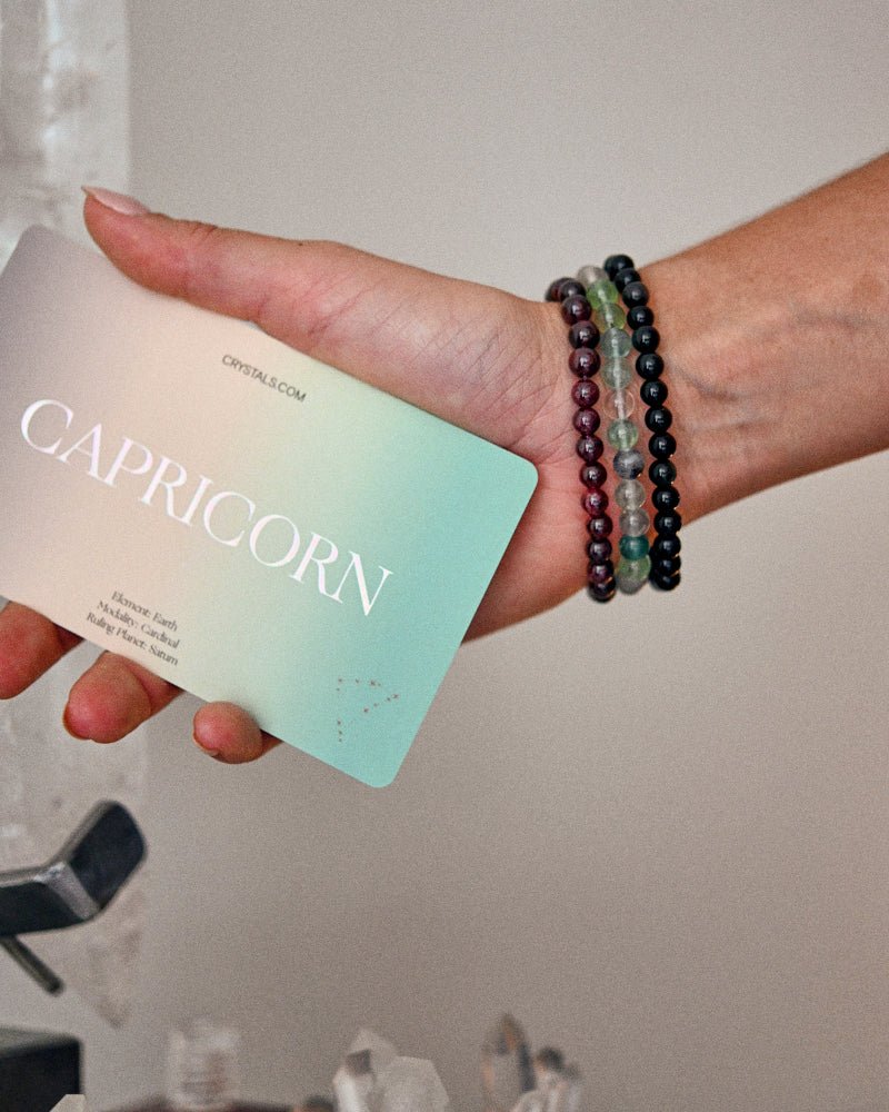 Capricorn Bracelet Trio CRYSTALS.COM