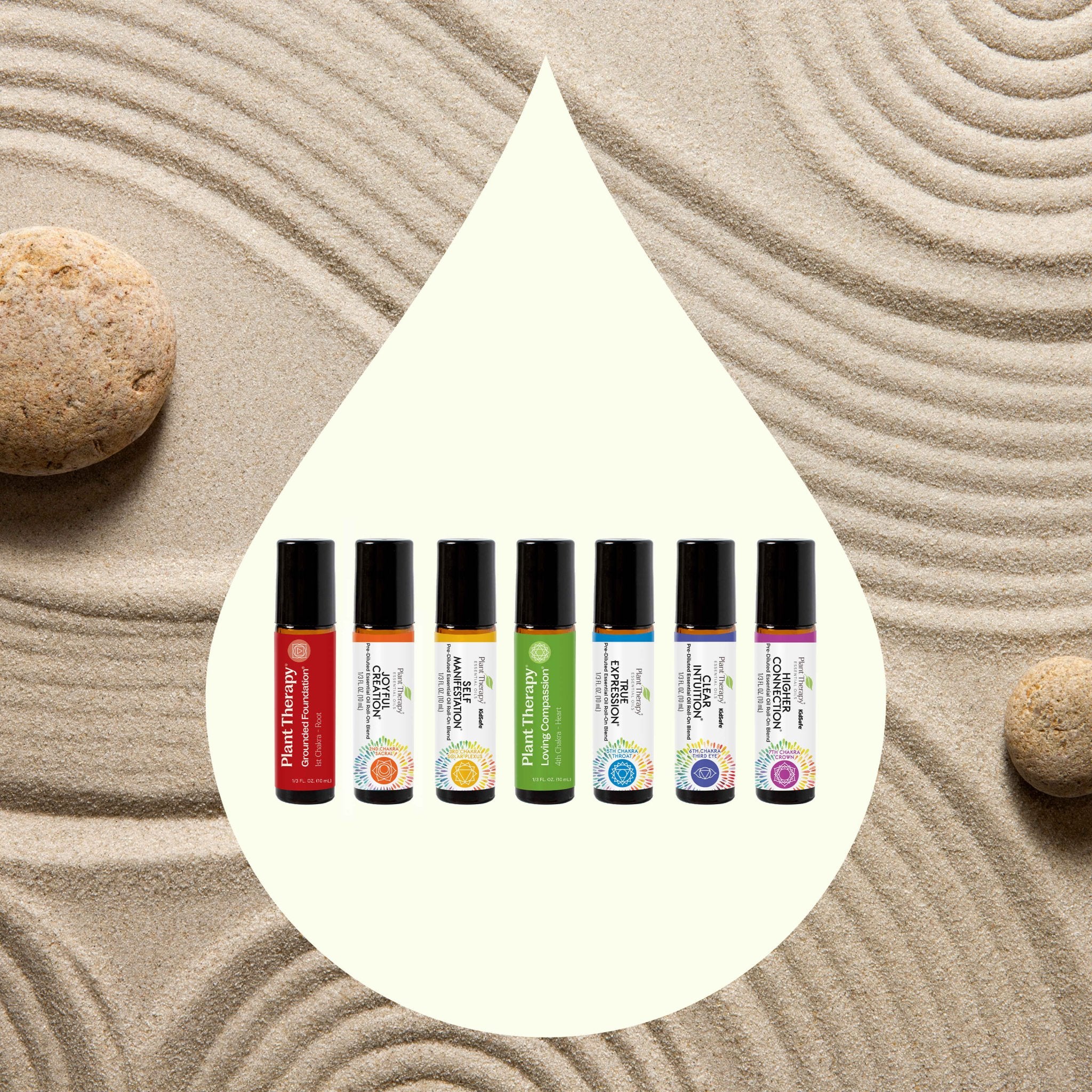 Chakra Blends Essential Oil Roll - On Set Plant Therapy