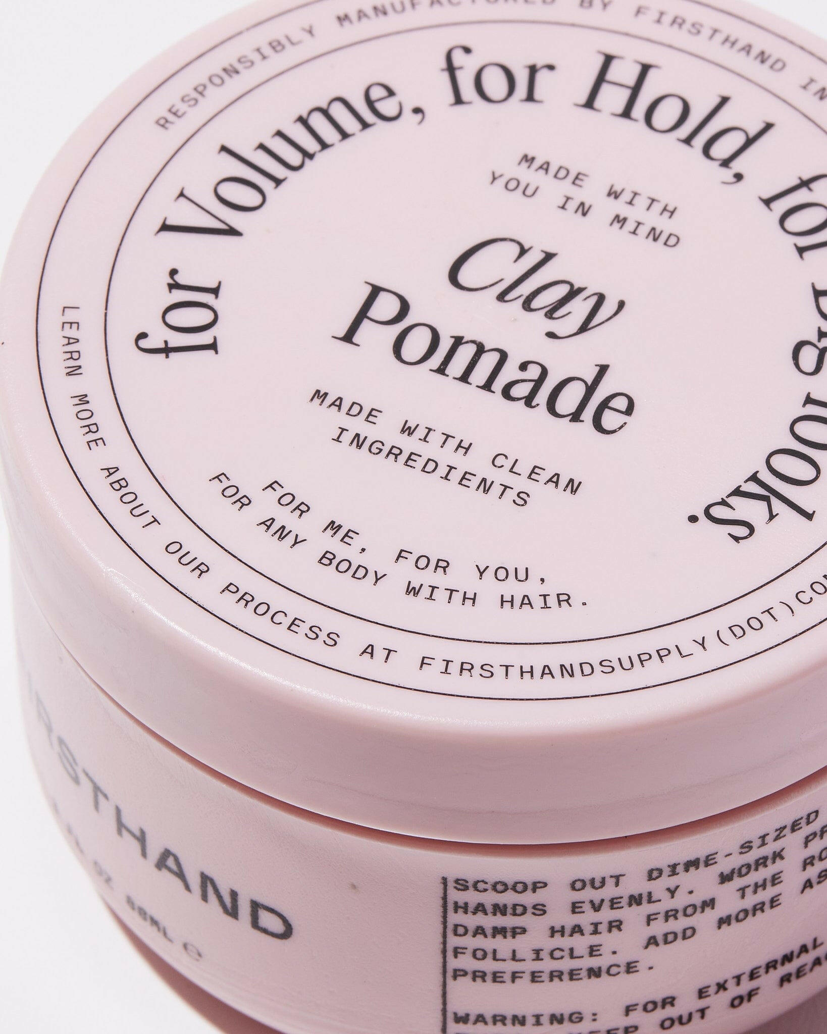 Clay Pomade Firsthand Supply