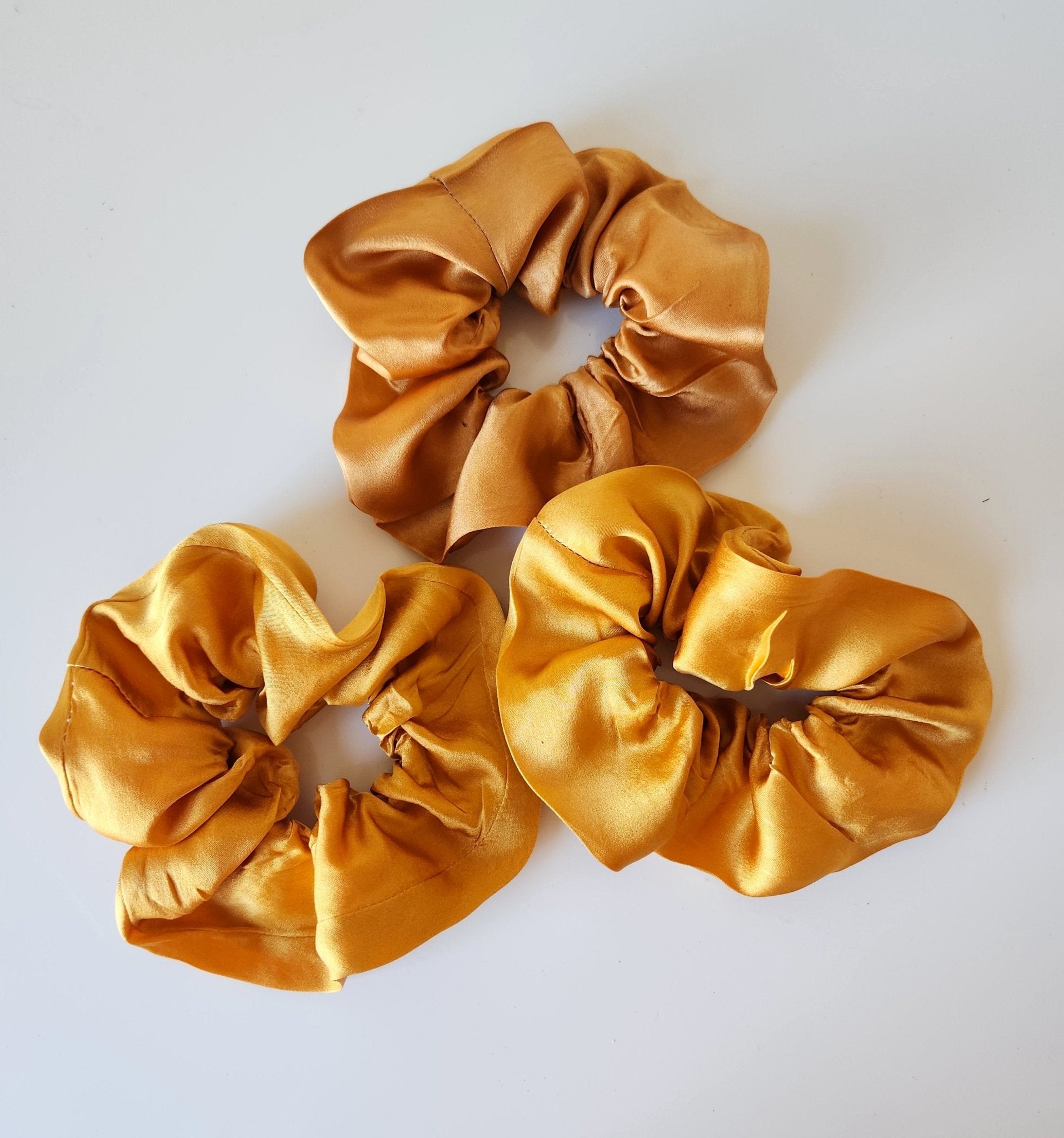 COLOR POP! Solid Botanically Dyed Silk Hair Scrunchie dyekween